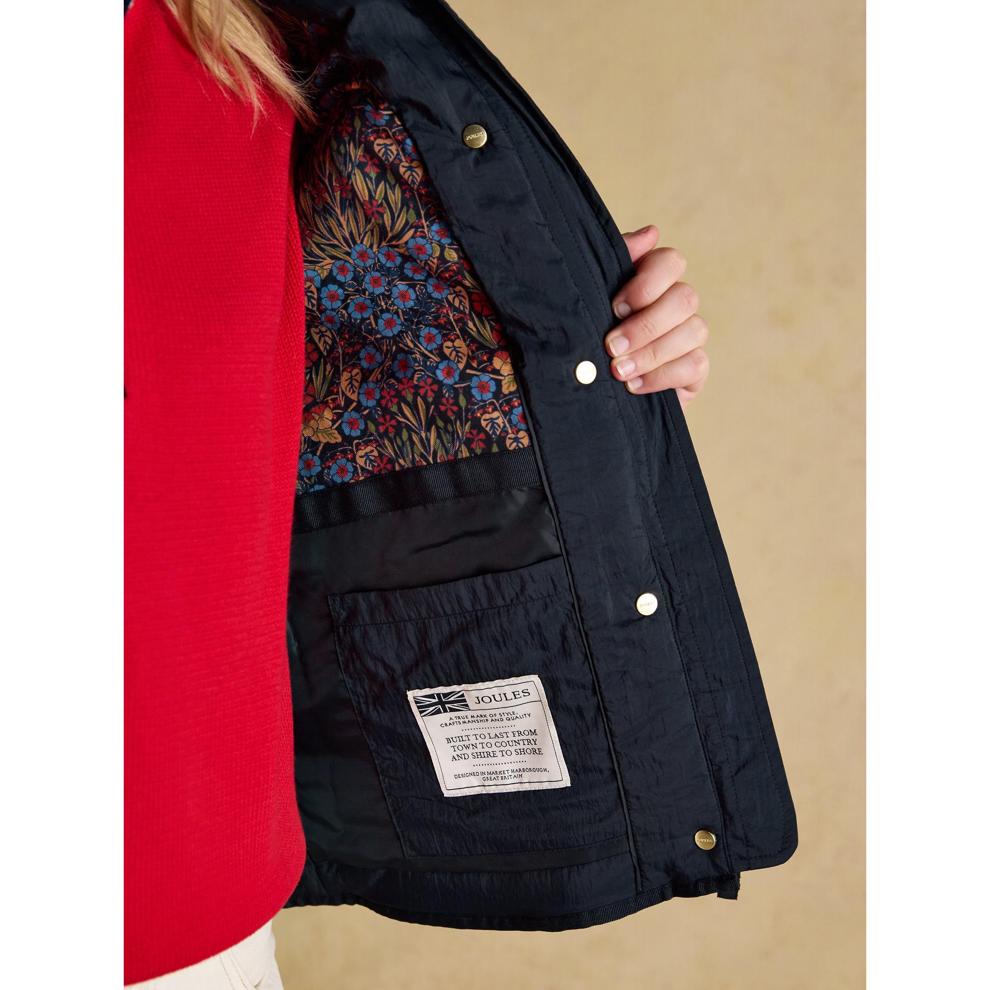 Product image 8 of 12 of Joules Women's Highclere Showerproof Diamond Quilted Jacket - Navy