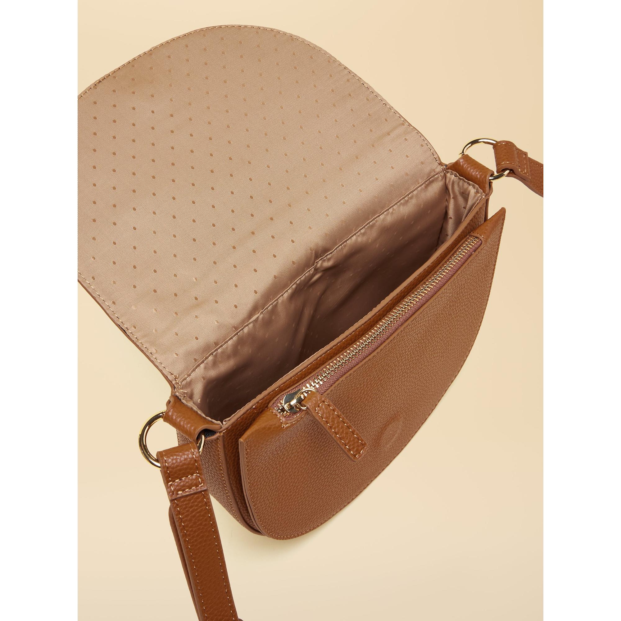 Product image 6 of 7 of Joules Women's Paloma Half Moon Cross Body Bag - Tan Brown