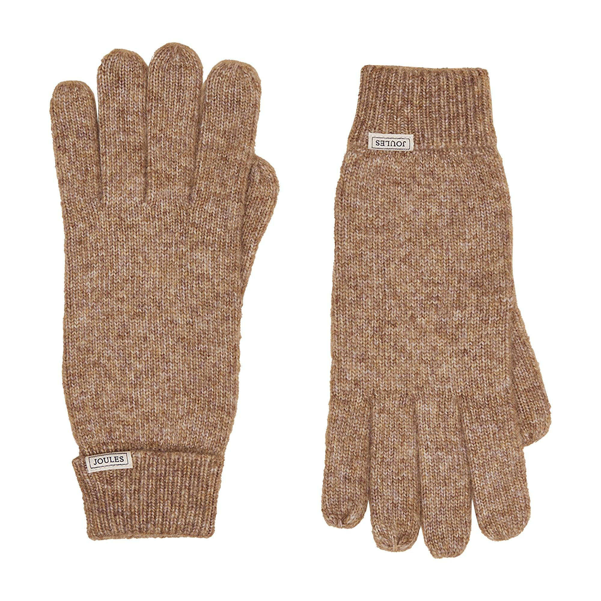 Product image 1 of 3 of Joules Women's Rosa Knitted Gloves - Oatmeal