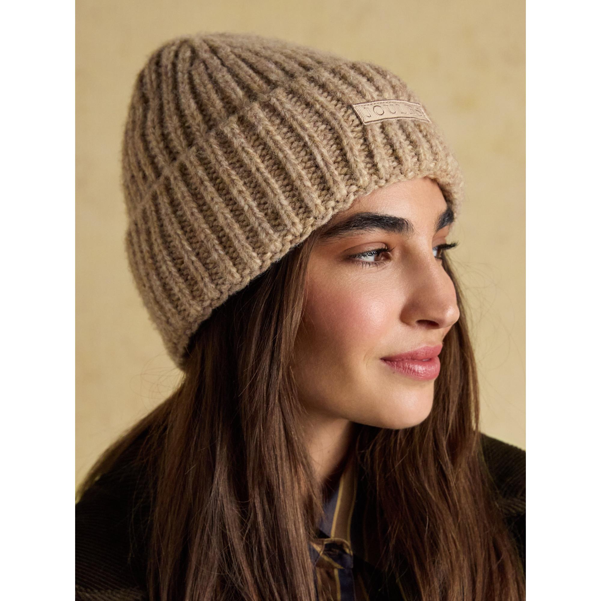 Product image 2 of 6 of Joules Women's Rosa Beanie Hat - Oatmeal