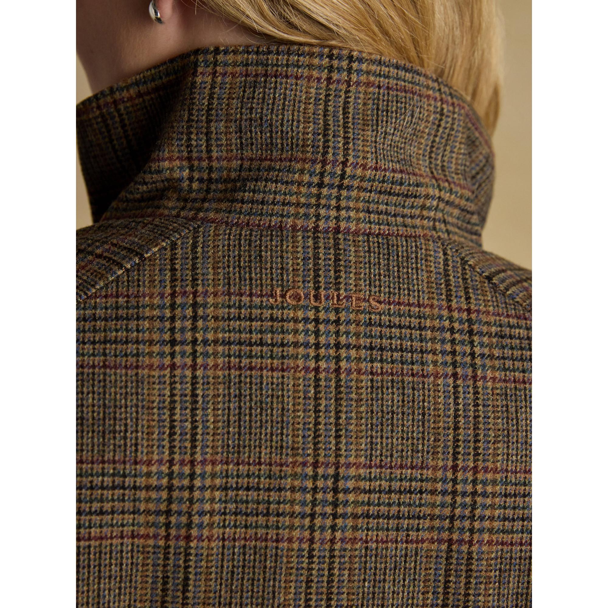 Product image 12 of 15 of Joules Women's Contemporary Fieldcoat Tweed Jacket - Brown Check