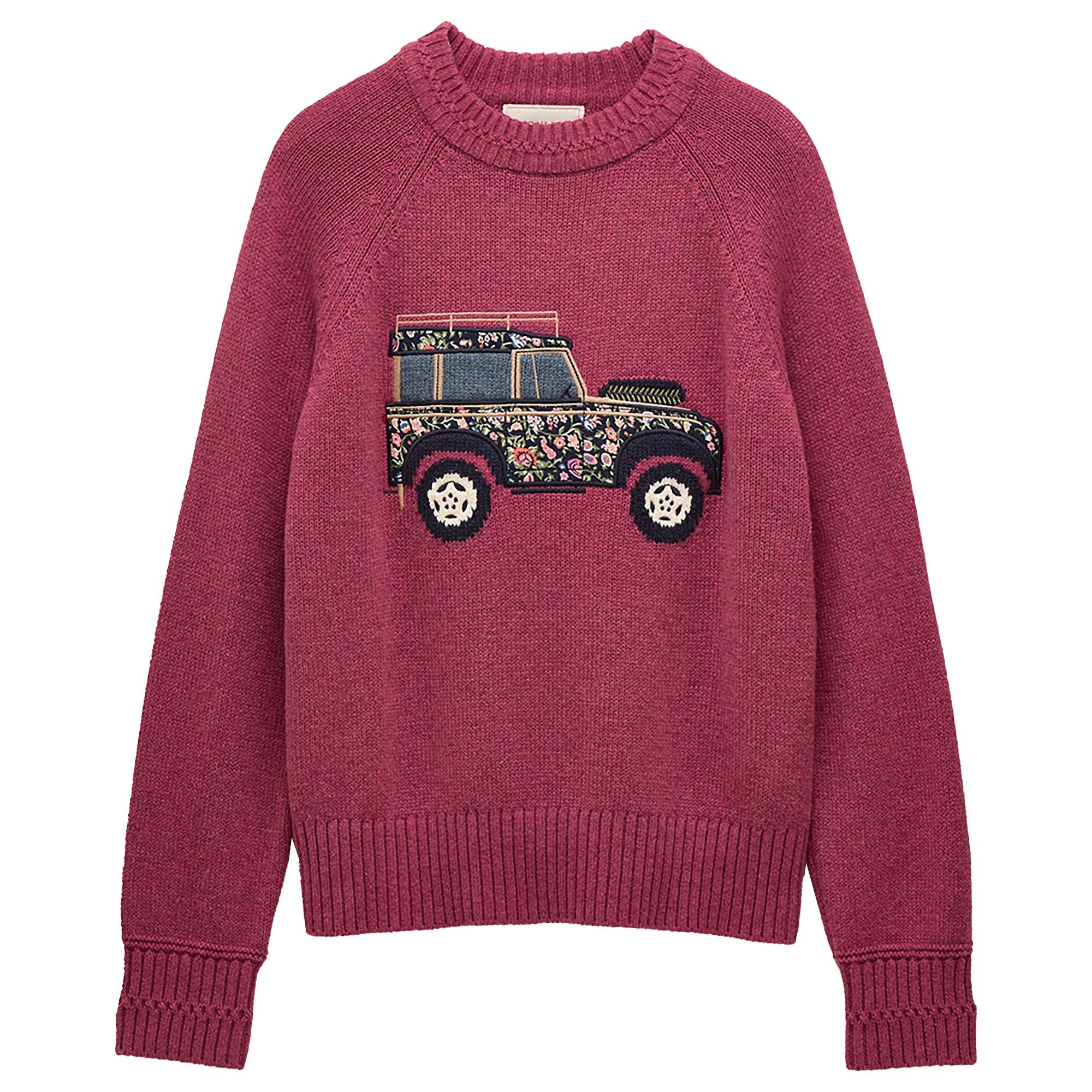 Product image 1 of 9 of Joules Women's Rutland 4x4 Knitted Intarsia Jumper - Pink