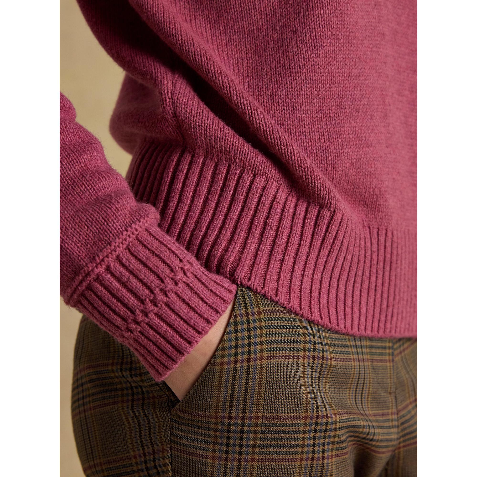 Product image 7 of 9 of Joules Women's Rutland 4x4 Knitted Intarsia Jumper - Pink