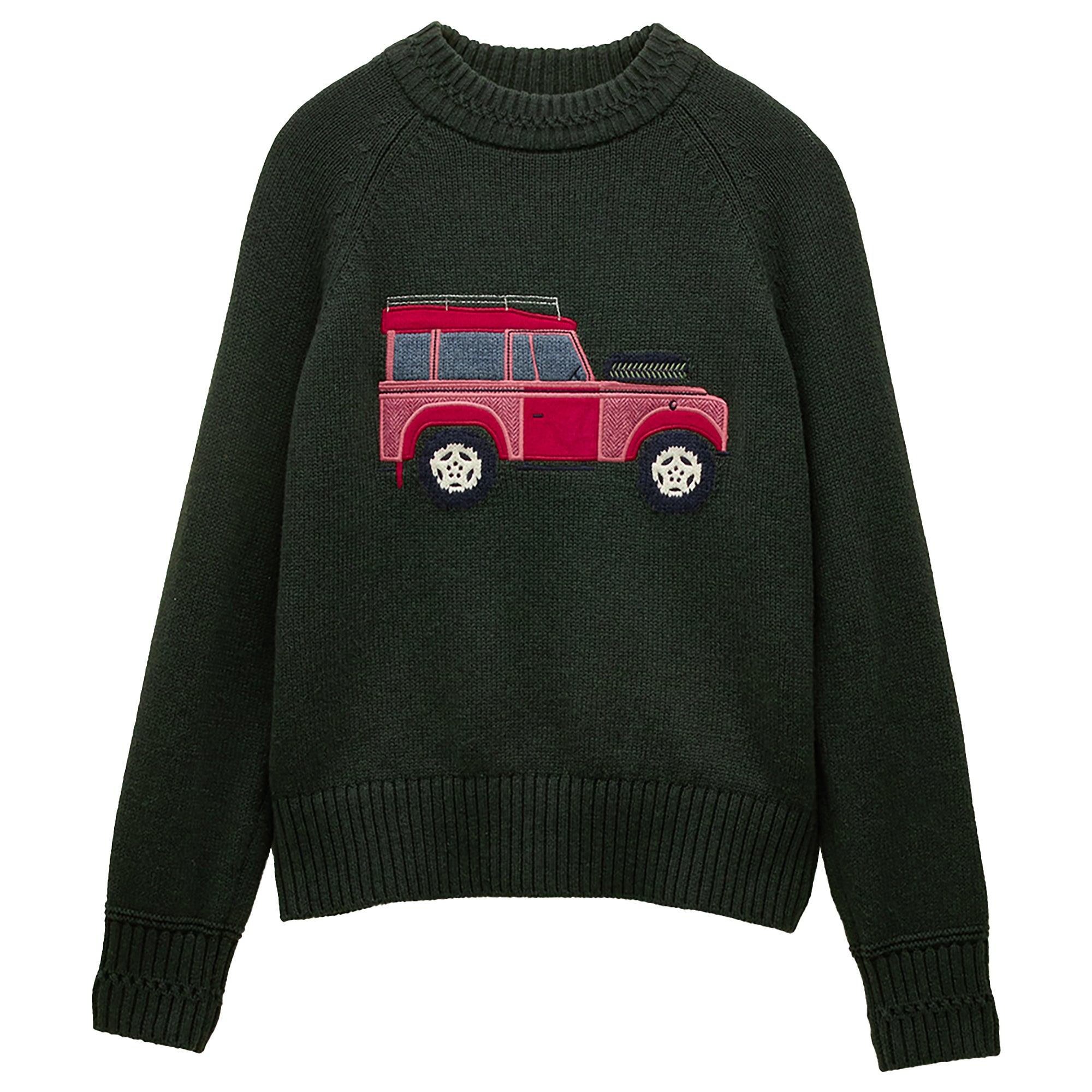 Product image 1 of 9 of Joules Women's Rutland 4x4 Knitted Intarsia Jumper - Green