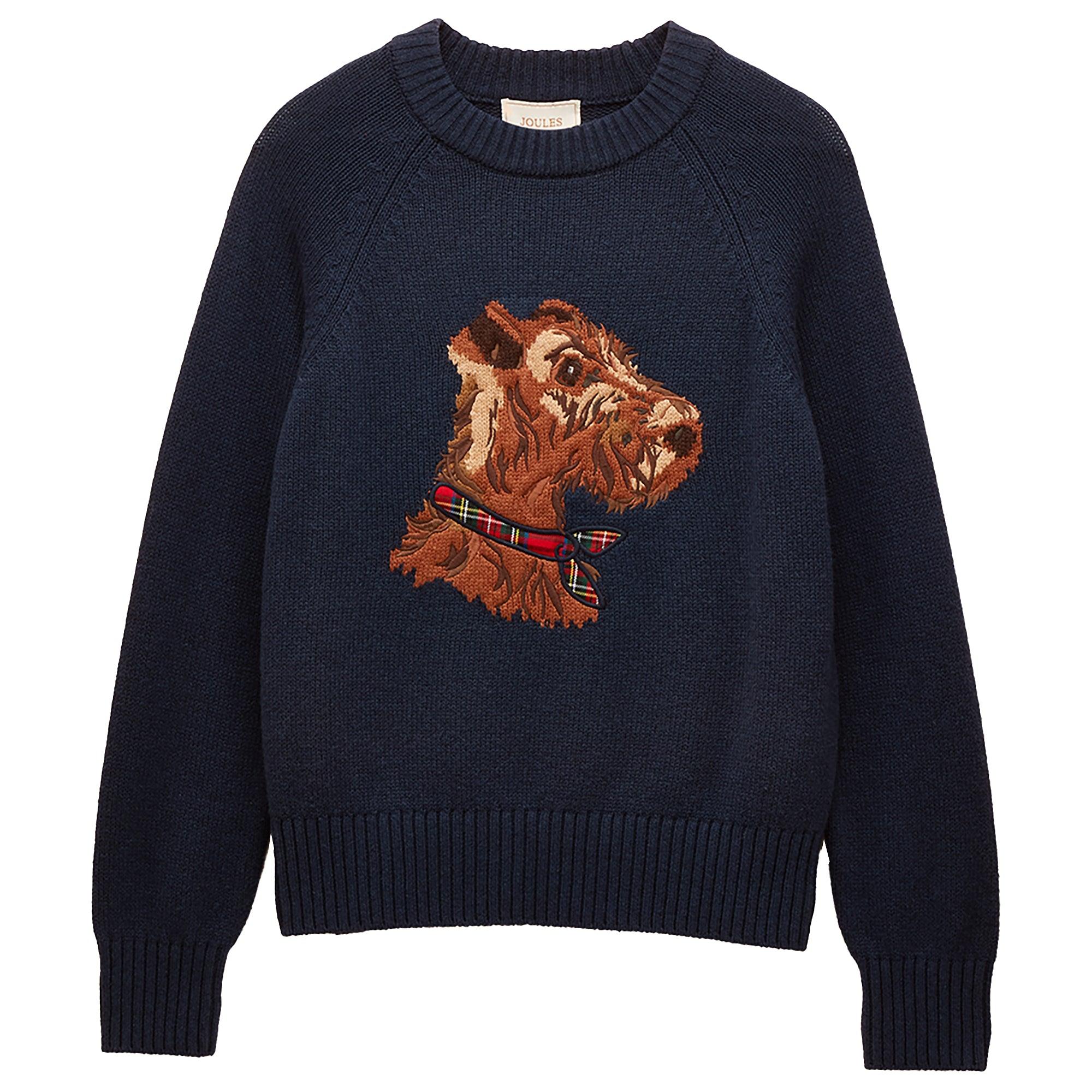 Product image 1 of 9 of Joules Women's Monty Dog Knitted Intarsia Jumper - Navy