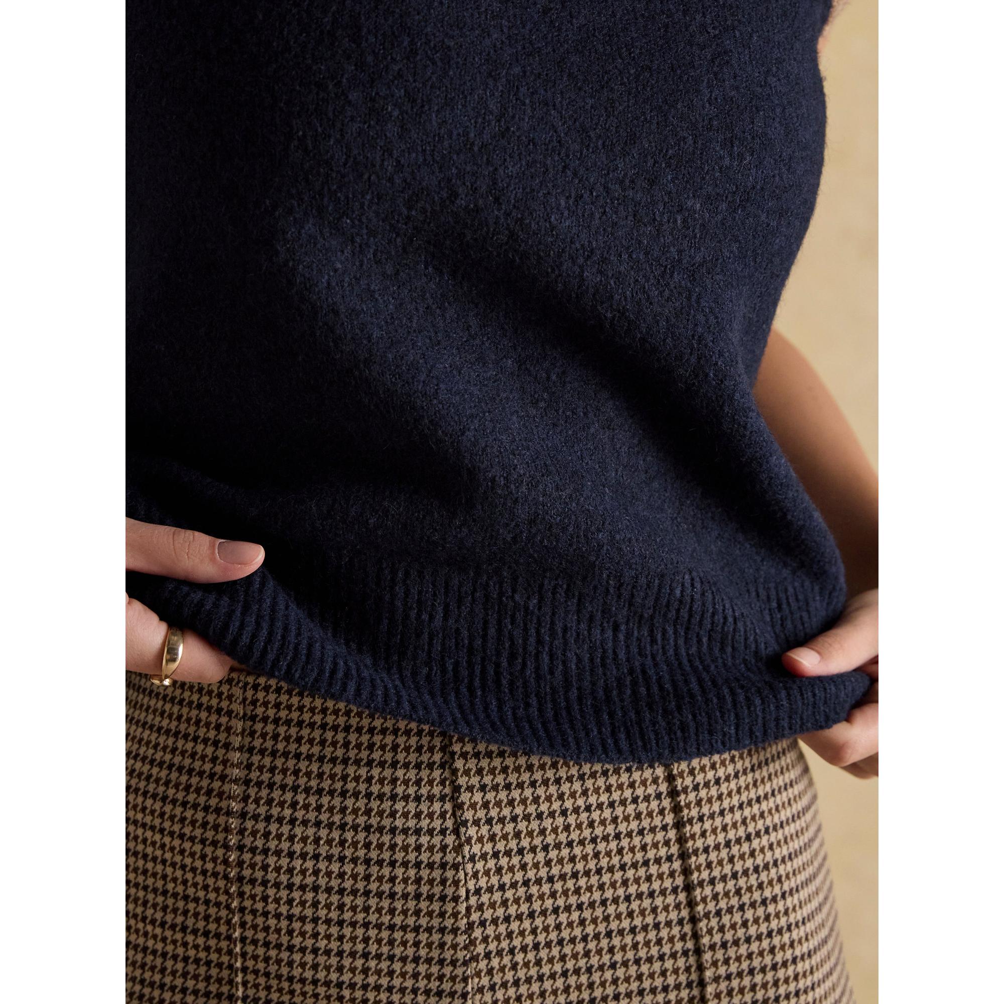 Product image 6 of 11 of Joules Women's Holly Knitted Vest - Navy & Camel