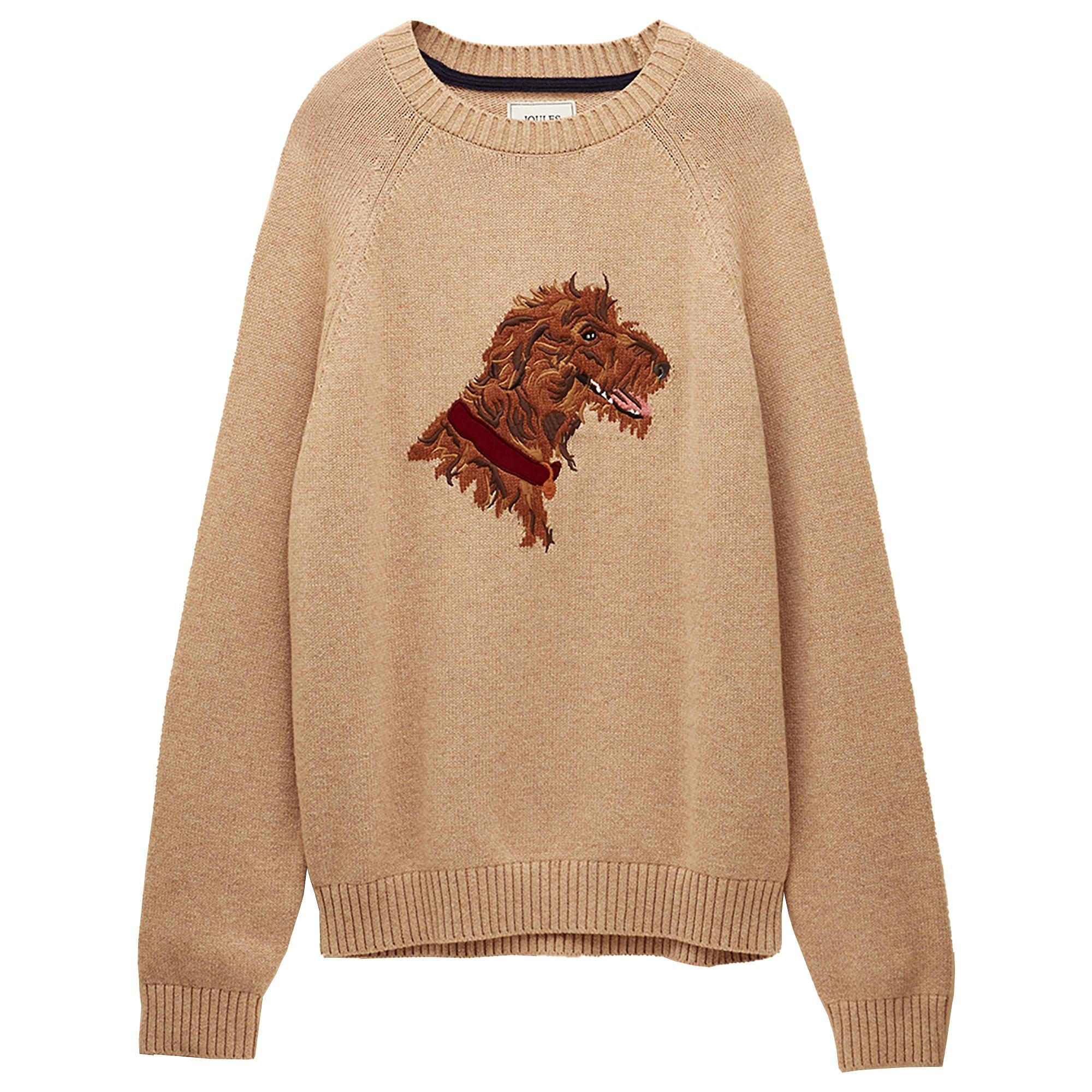 Product image 1 of 8 of Joules Men's Irish Dog Crew Neck Jumper - Beige