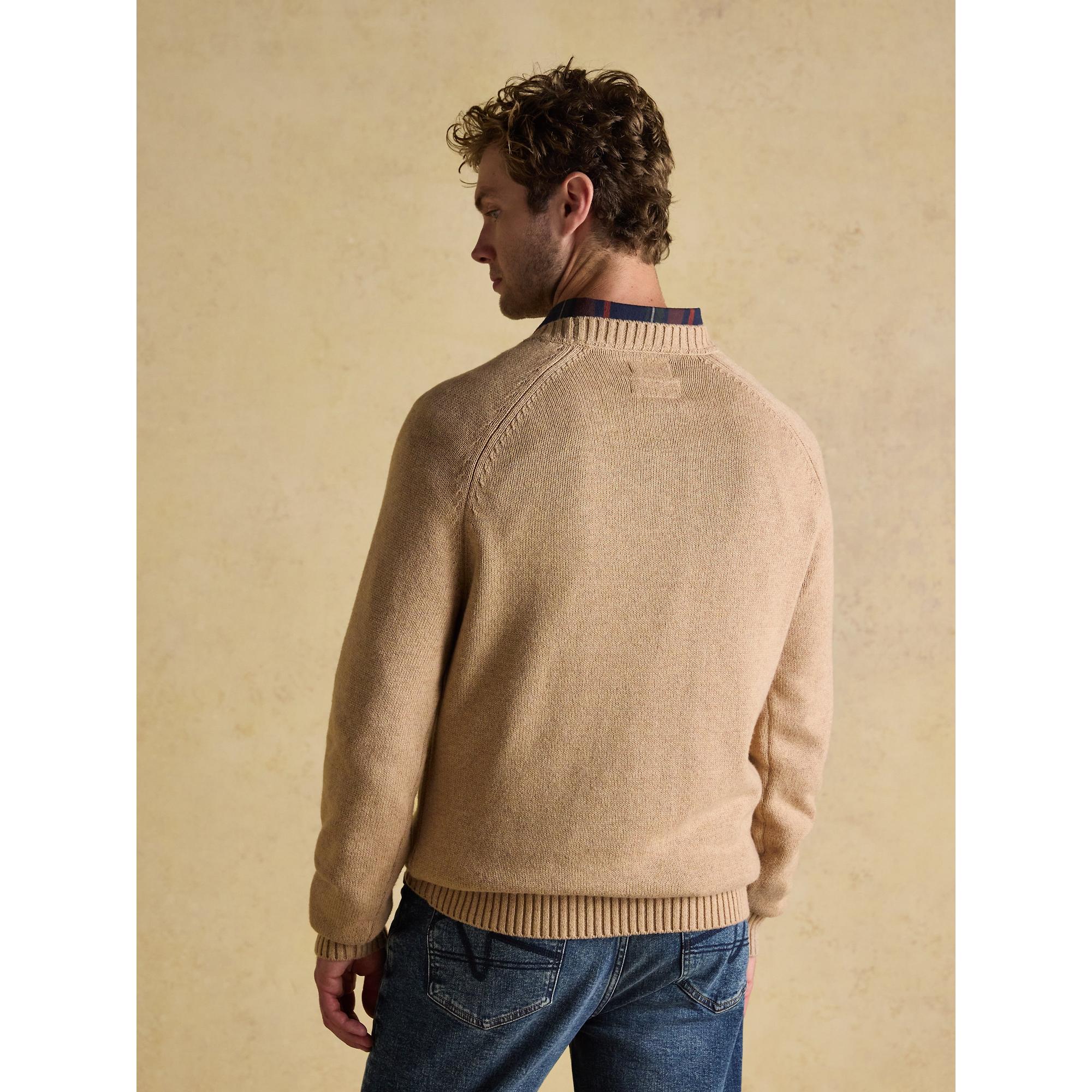 Product image 3 of 8 of Joules Men's Irish Dog Crew Neck Jumper - Beige