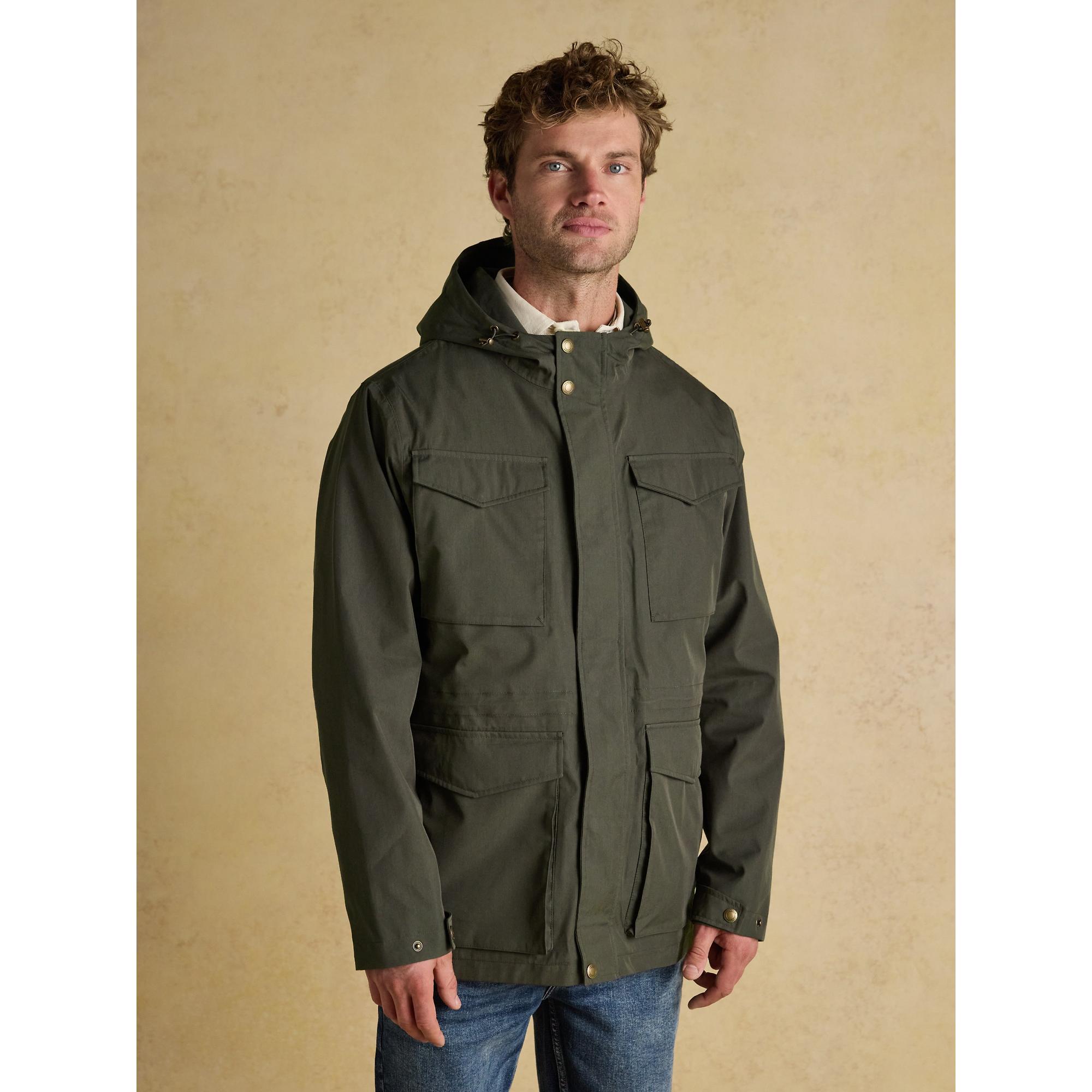 Product image 2 of 9 of Joules Men's Portman Lightweight Waterproof Coat - Green
