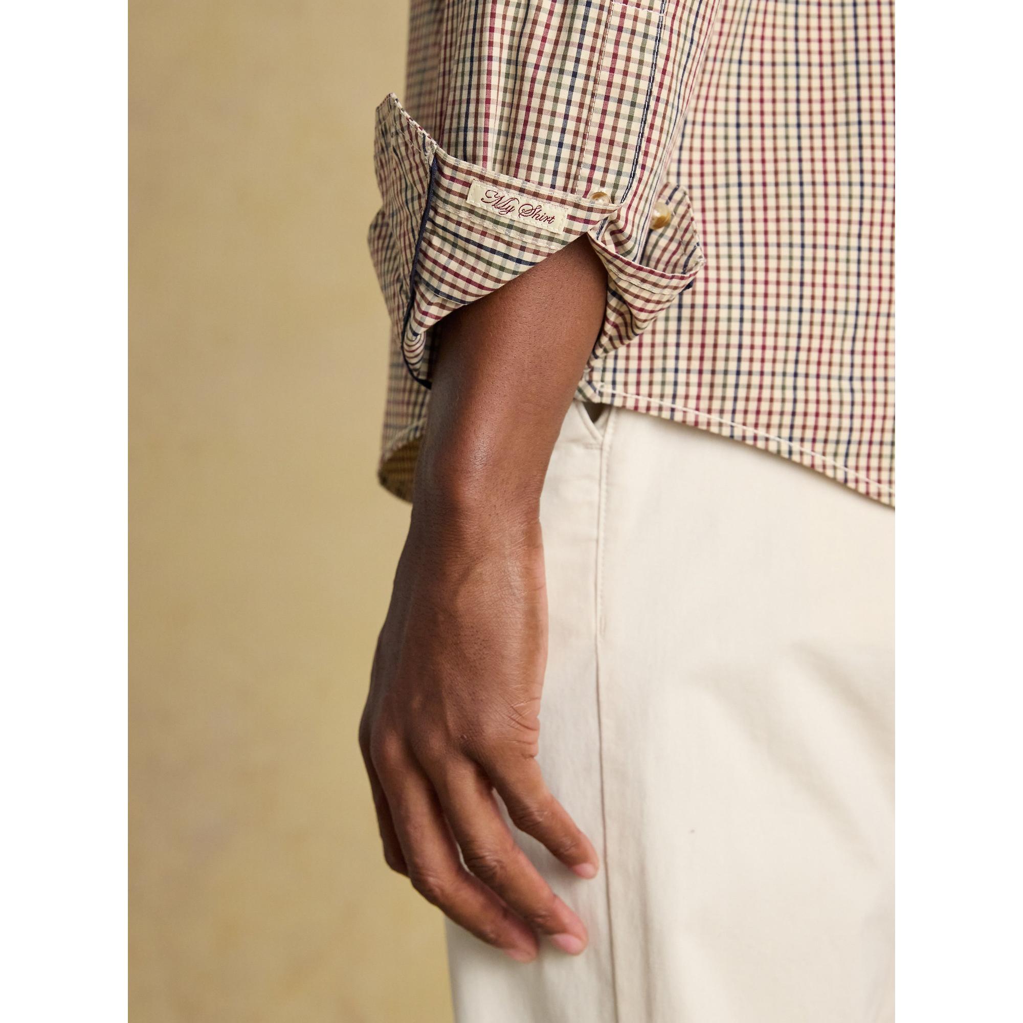 Product image 9 of 10 of Joules Men's Classic Fit Cotton Poplin Check Shirt - Brown