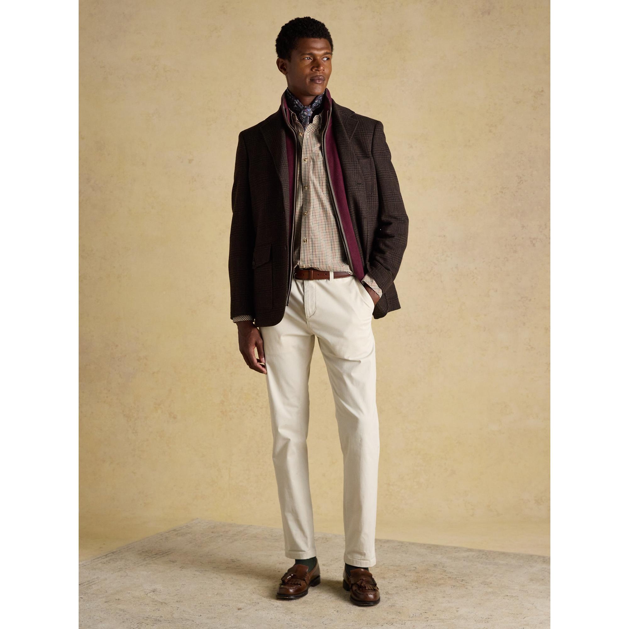 Product image 3 of 10 of Joules Men's Classic Fit Cotton Poplin Check Shirt - Brown