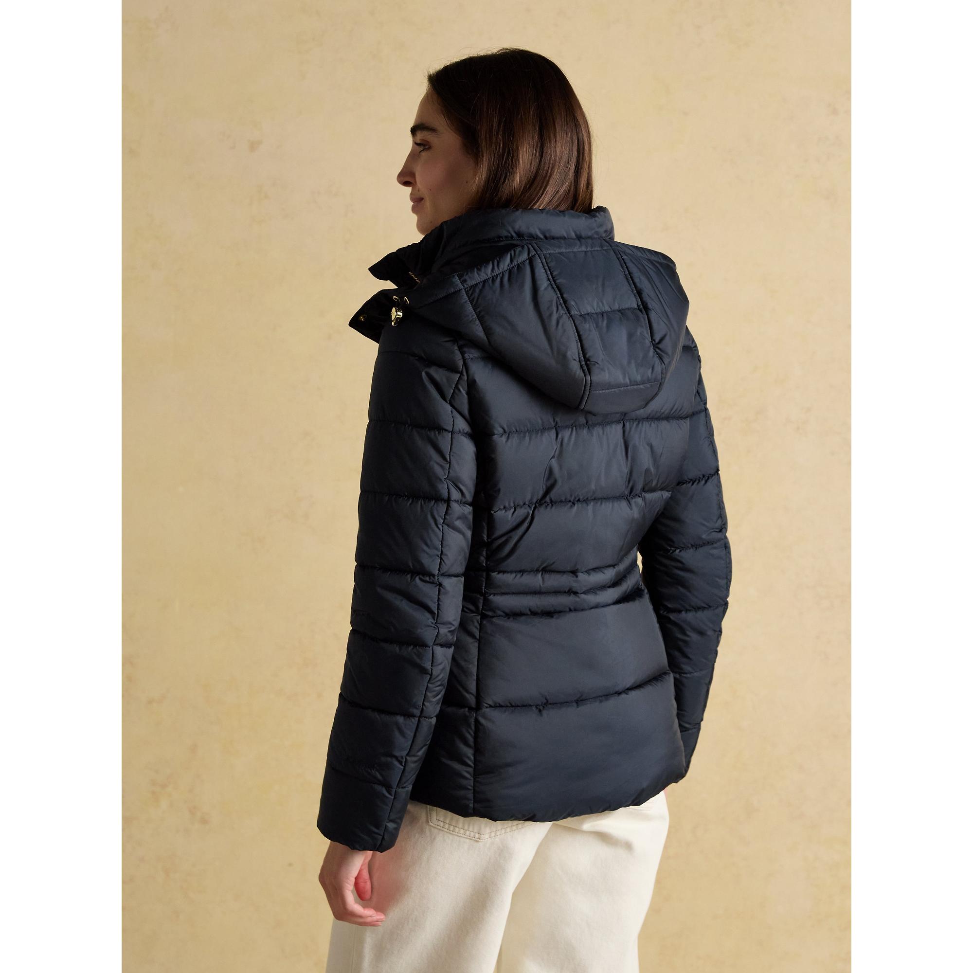Product image 3 of 11 of Joules Women's Hadlow Short Showerproof Padded Coat - Navy