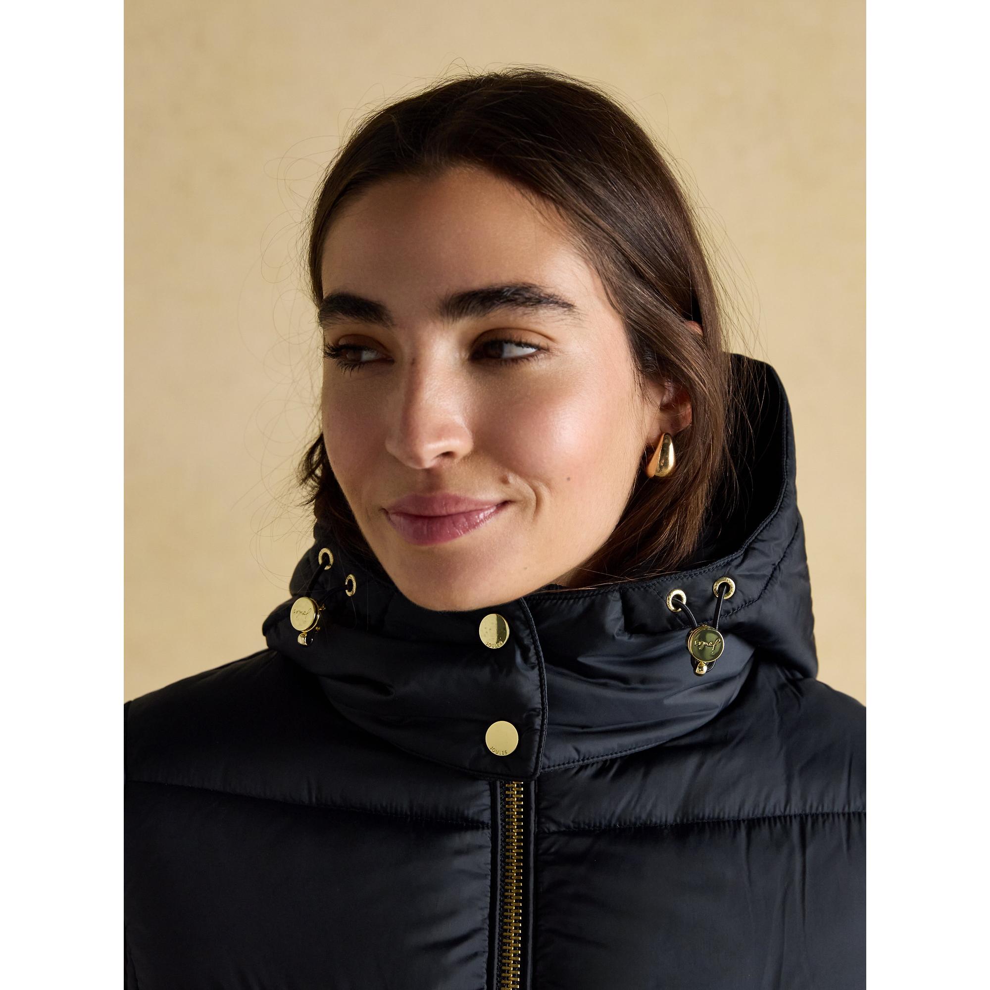 Product image 10 of 11 of Joules Women's Hadlow Short Showerproof Padded Coat - Navy