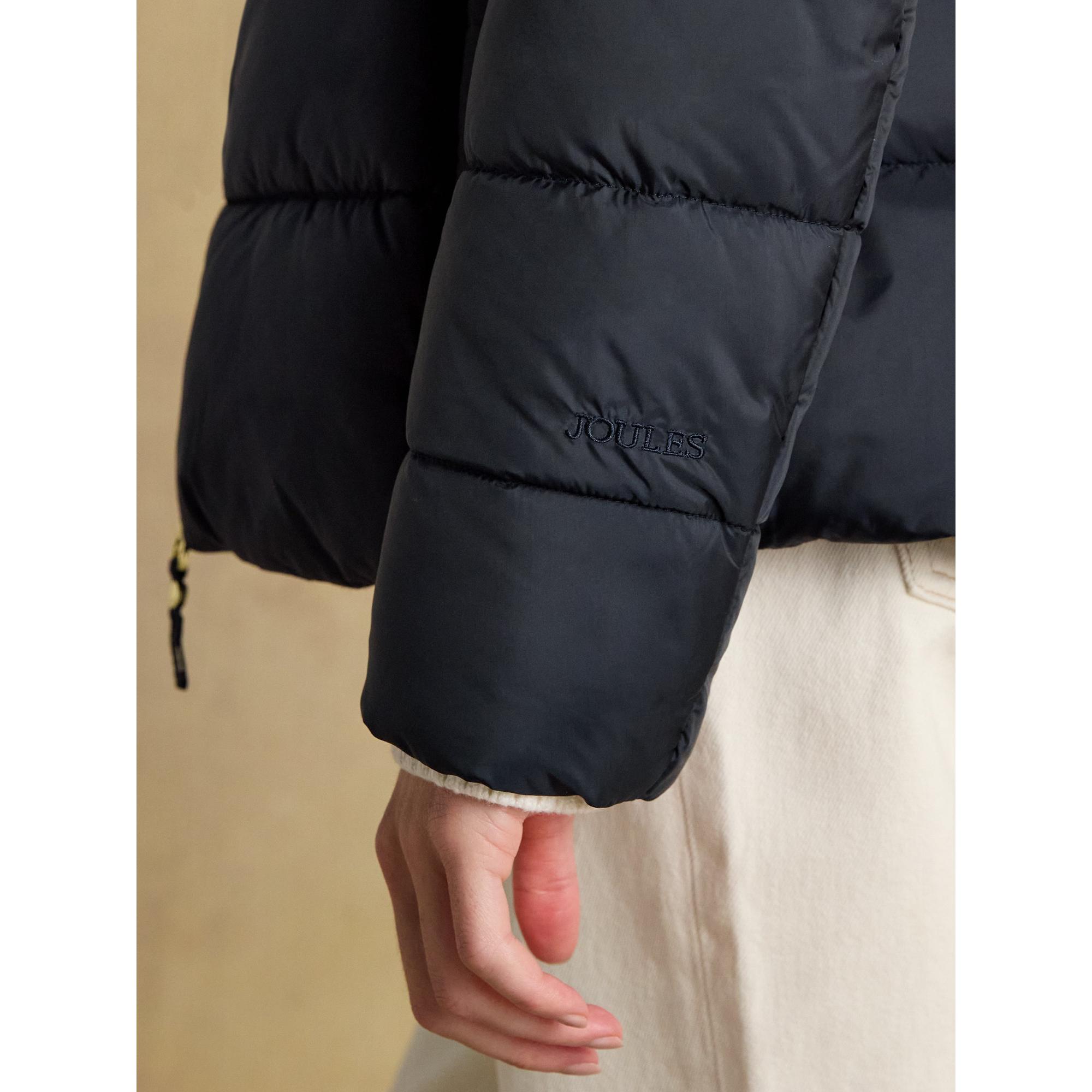 Product image 11 of 11 of Joules Women's Hadlow Short Showerproof Padded Coat - Navy