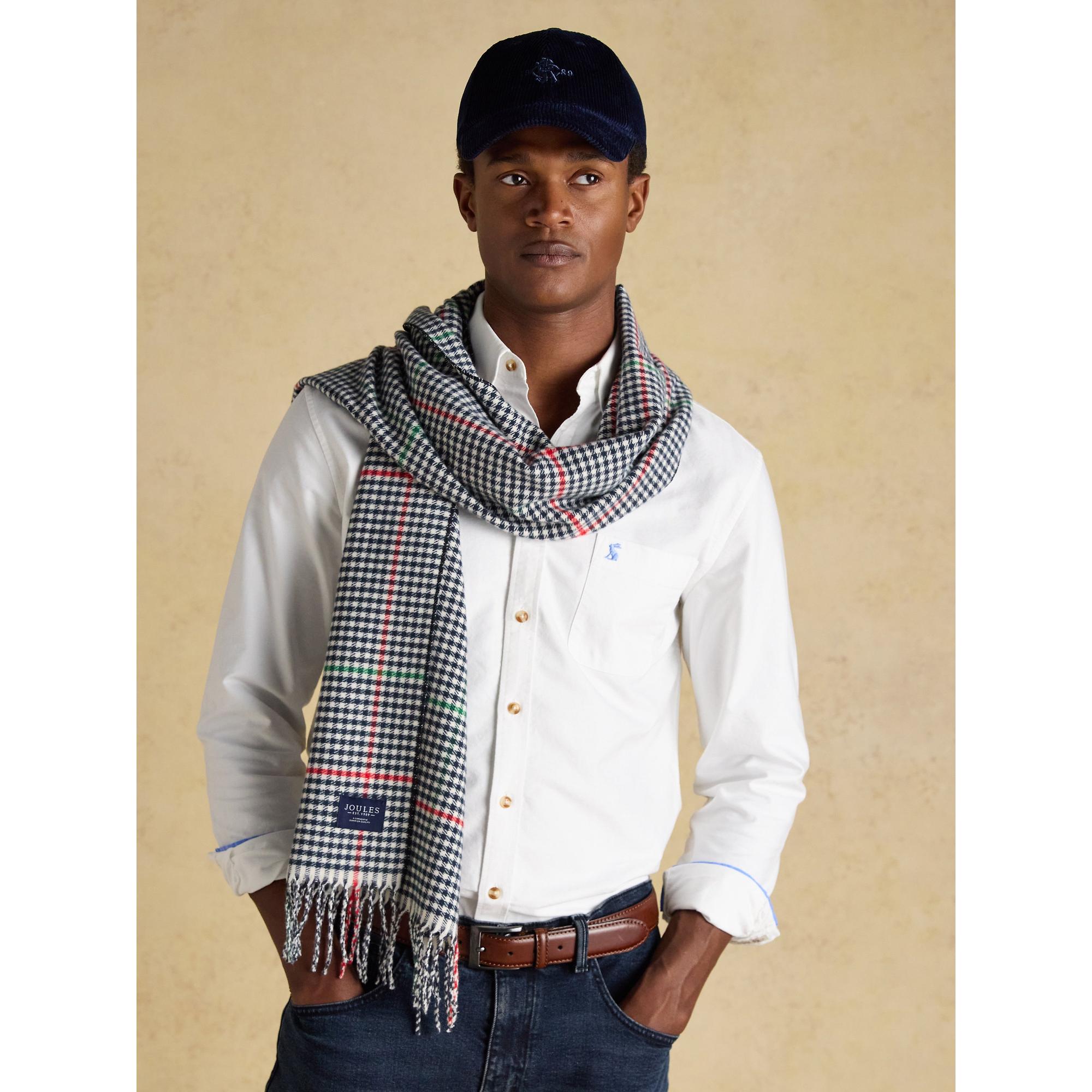 Product image 2 of 7 of Joules Men's Langtree Scarf - Cream/Navy