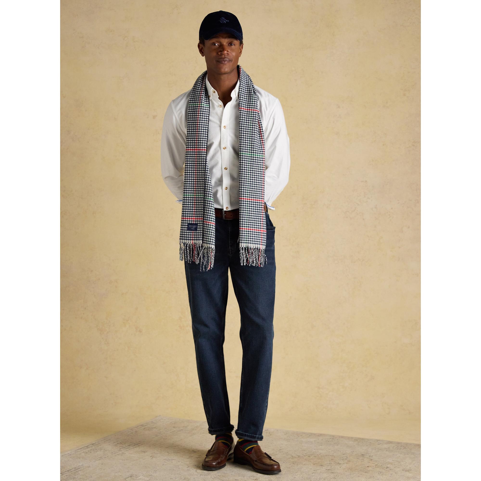 Product image 4 of 7 of Joules Men's Langtree Scarf - Cream/Navy