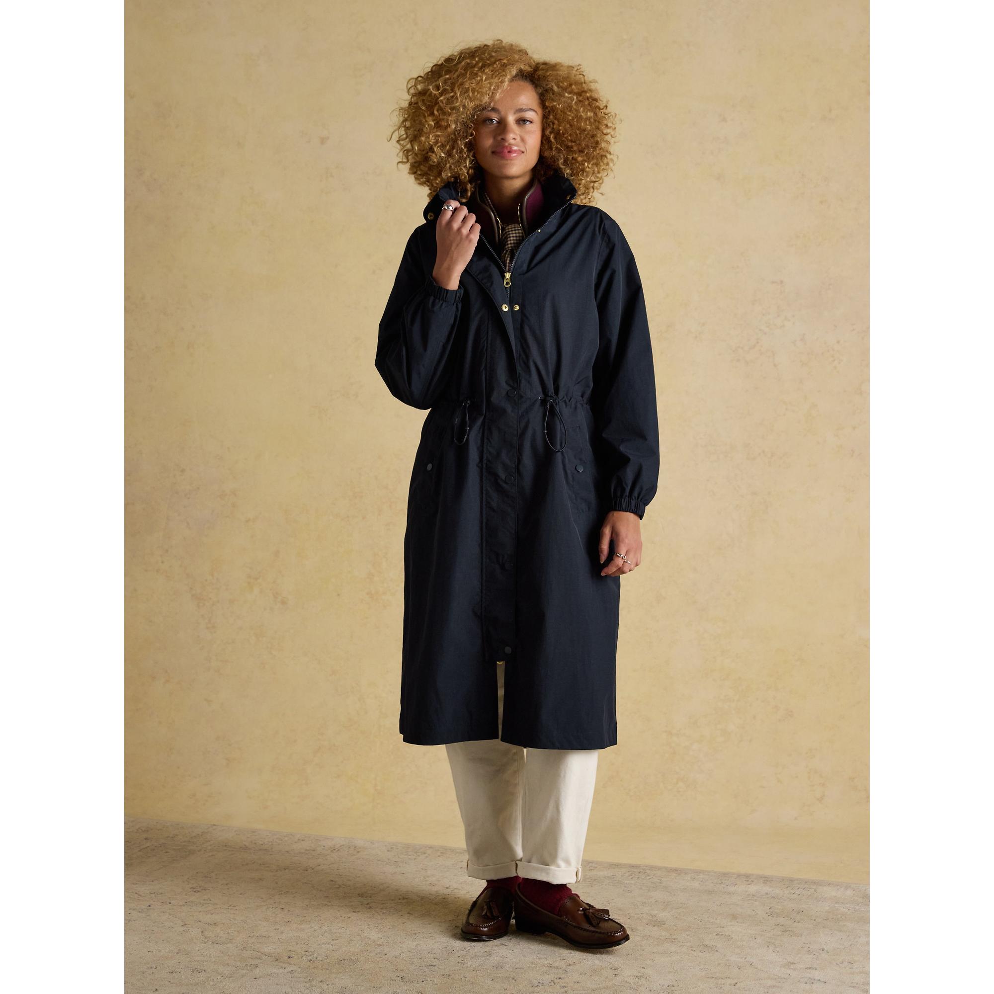Product image 2 of 12 of Joules Women's Hensley Waterproof Longline Coat - Navy