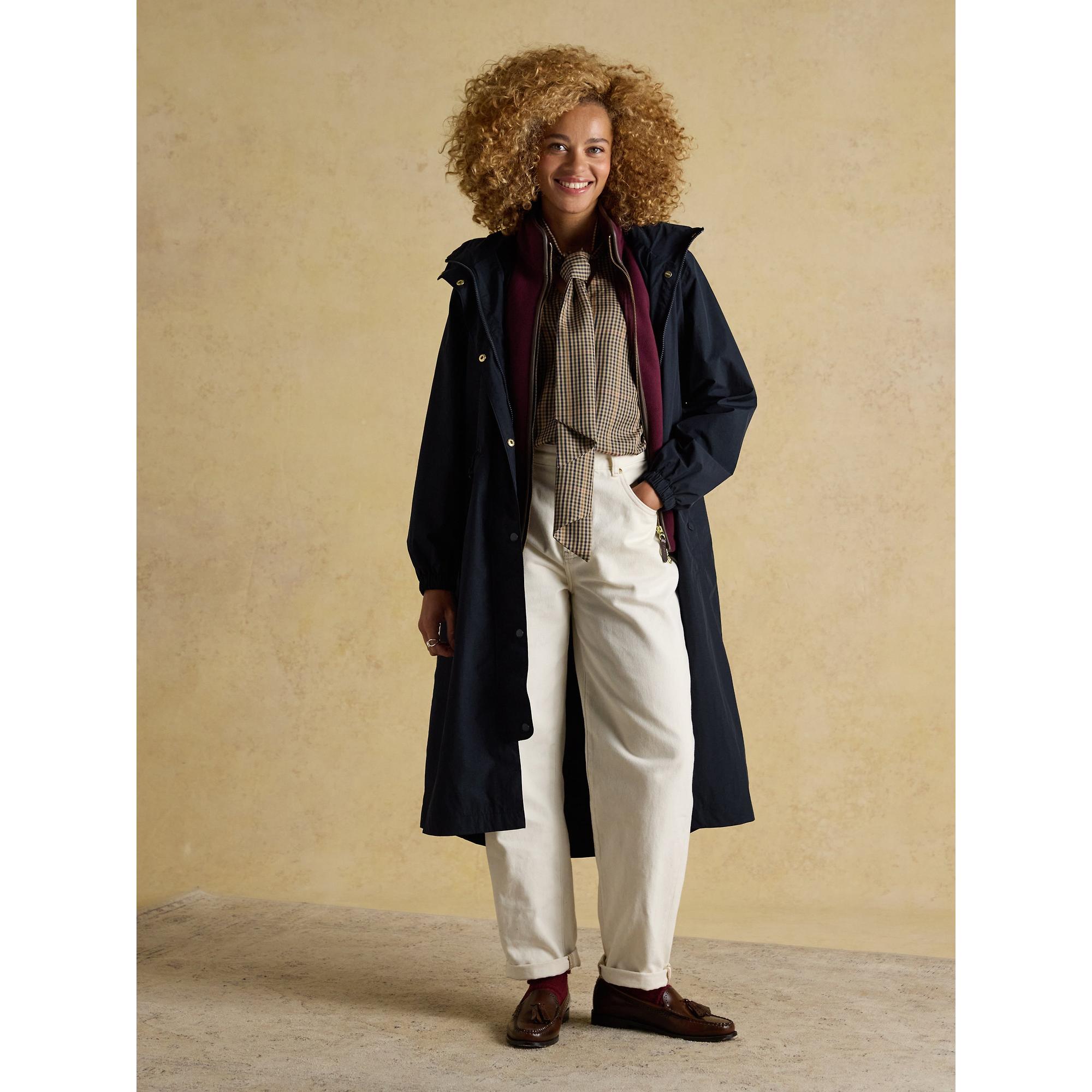Product image 4 of 12 of Joules Women's Hensley Waterproof Longline Coat - Navy
