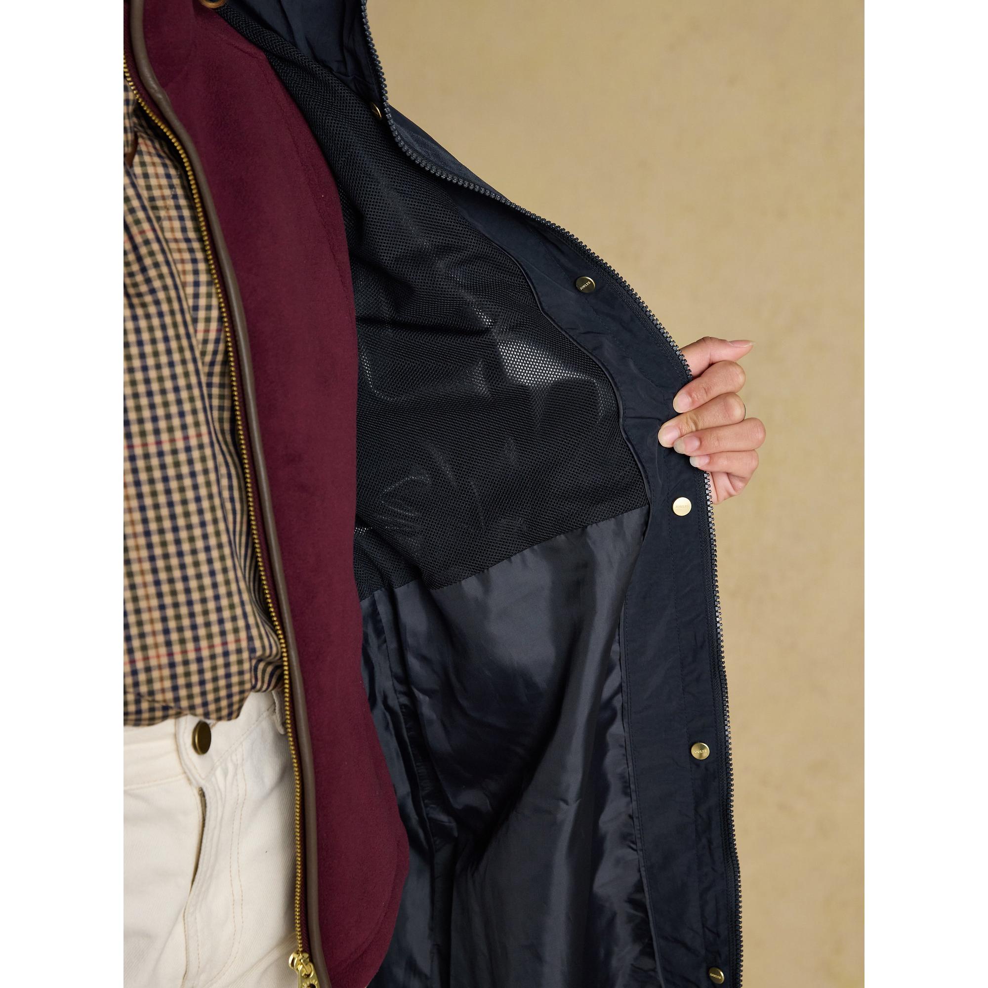 Product image 8 of 12 of Joules Women's Hensley Waterproof Longline Coat - Navy