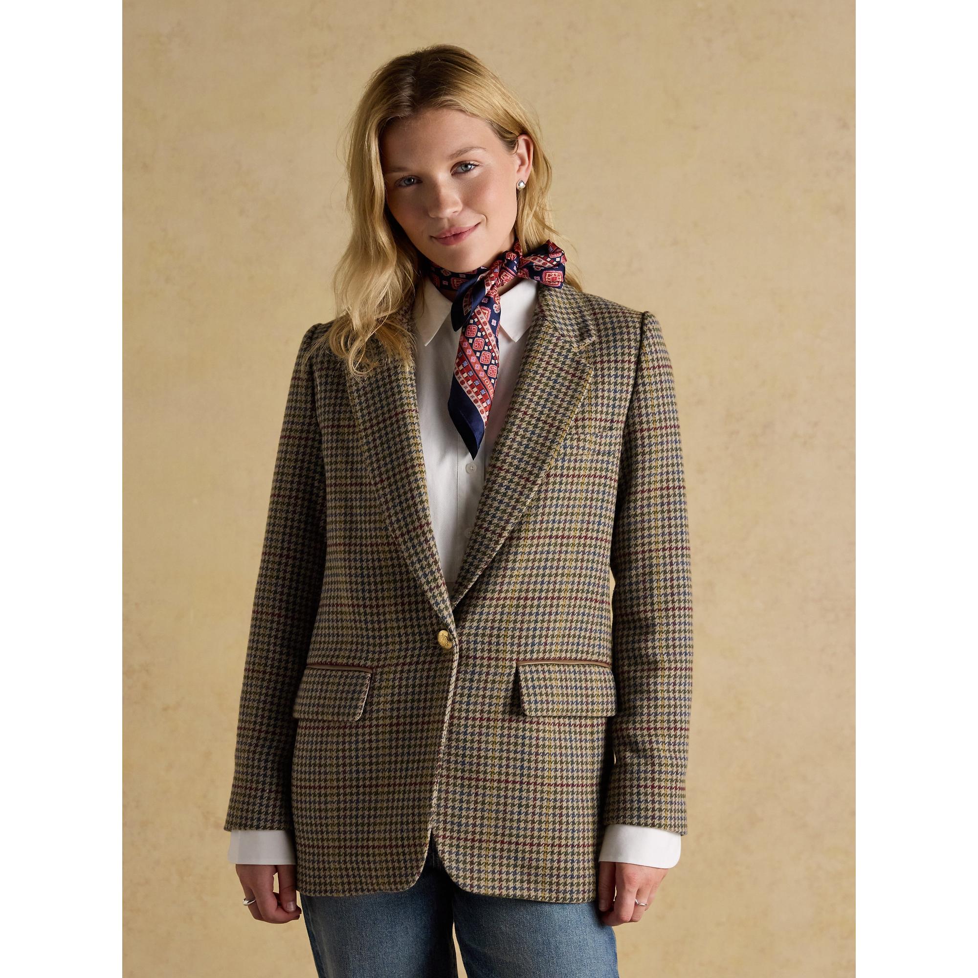 Product image 2 of 12 of Joules Women's Hackmore Tweed Blazer - Elton Tweed