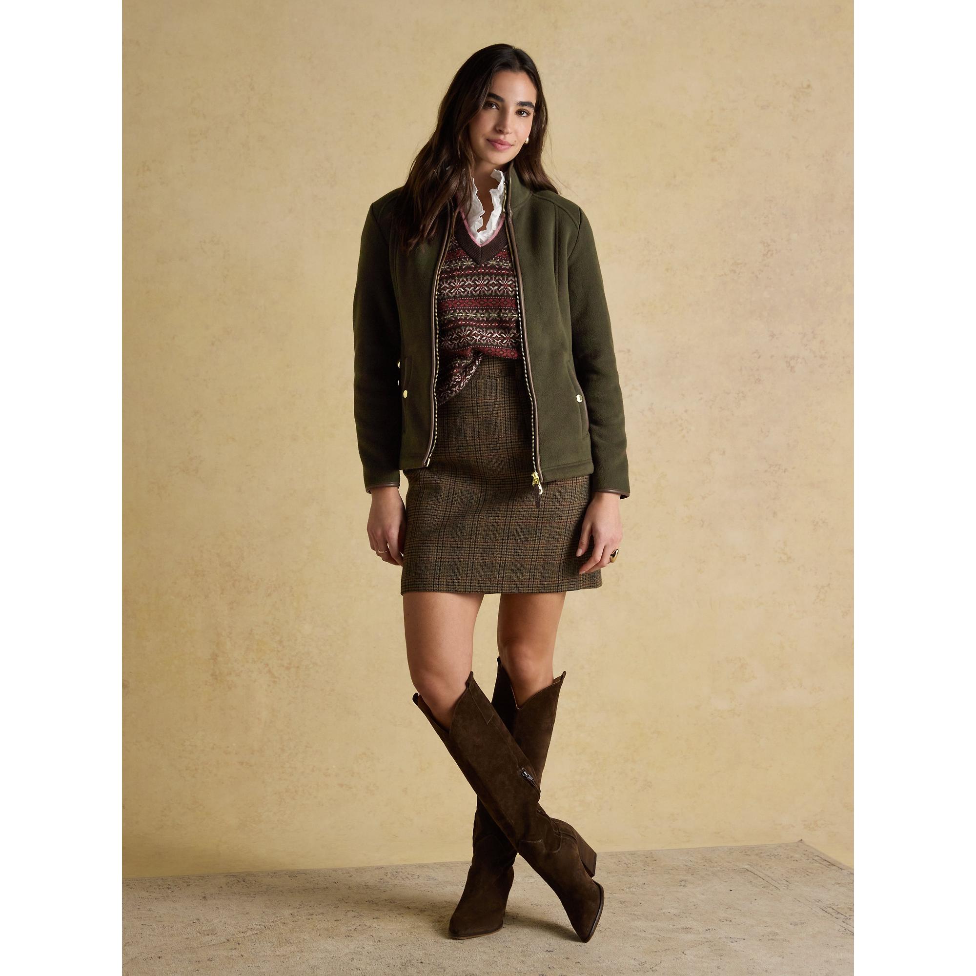 Product image 4 of 10 of Joules Women's Heritage Full Zip Fleece - Green