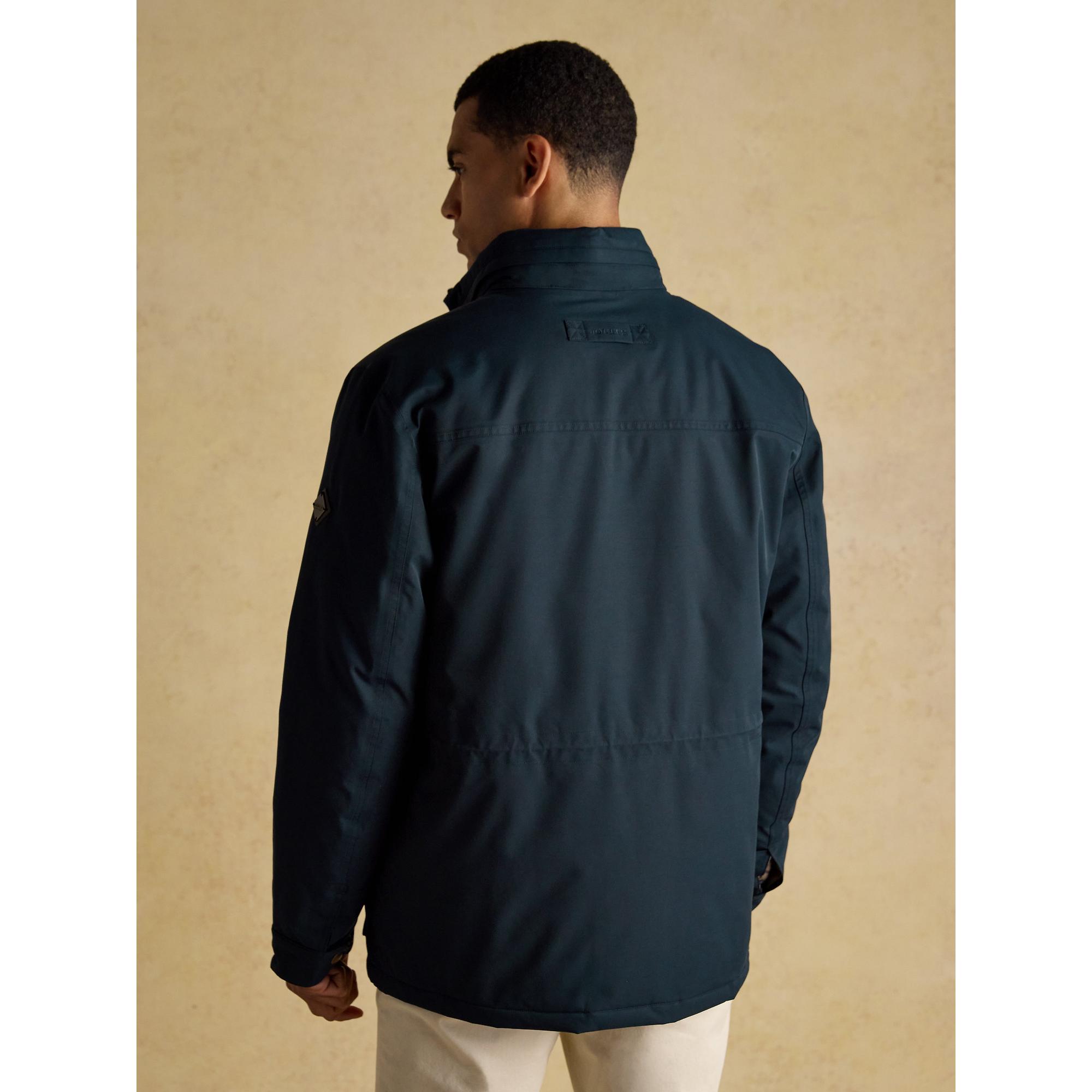 Product image 3 of 12 of Joules Men's Beckett Waterproof Field Coat With Packable Hood - Navy