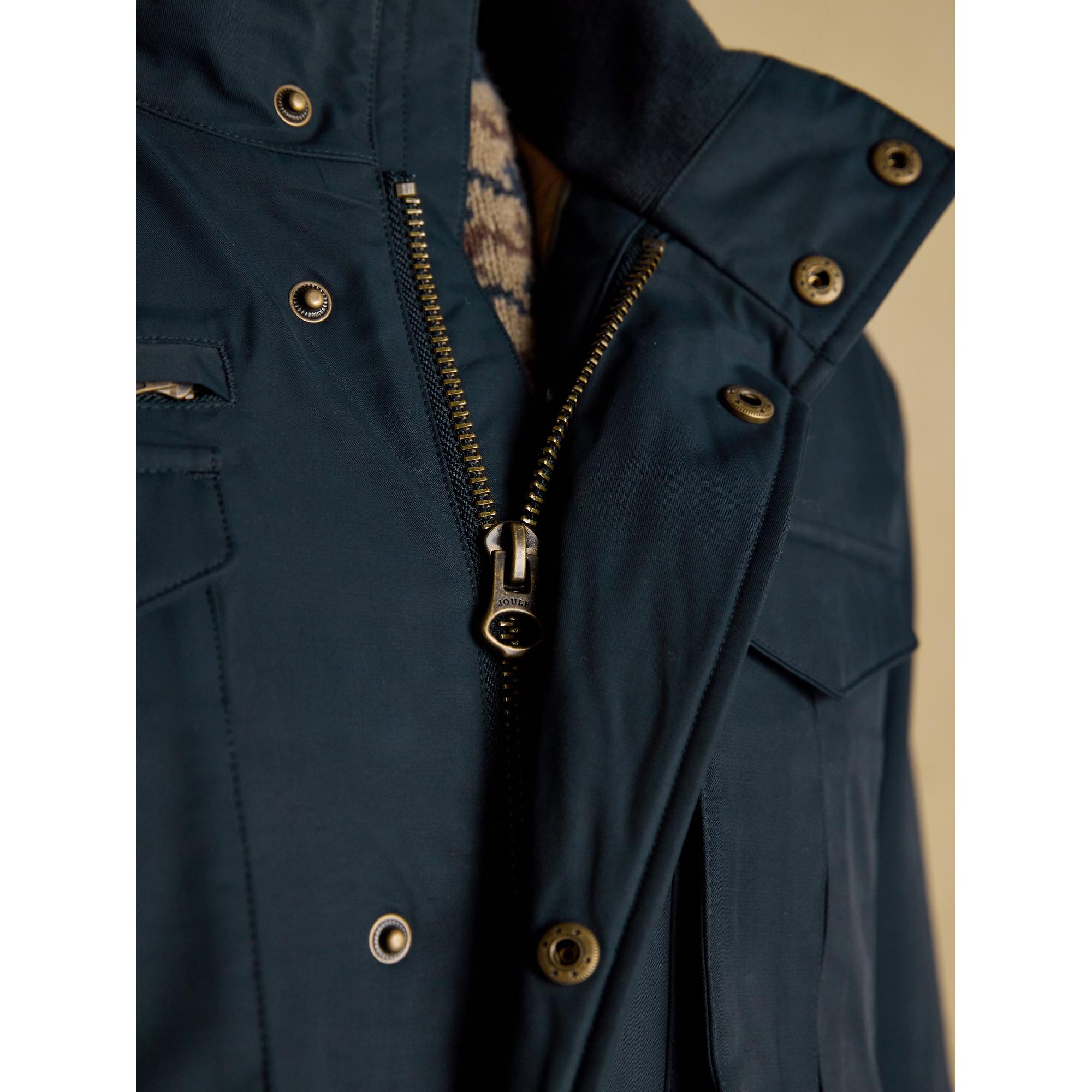 Product image 9 of 12 of Joules Men's Beckett Waterproof Field Coat With Packable Hood - Navy