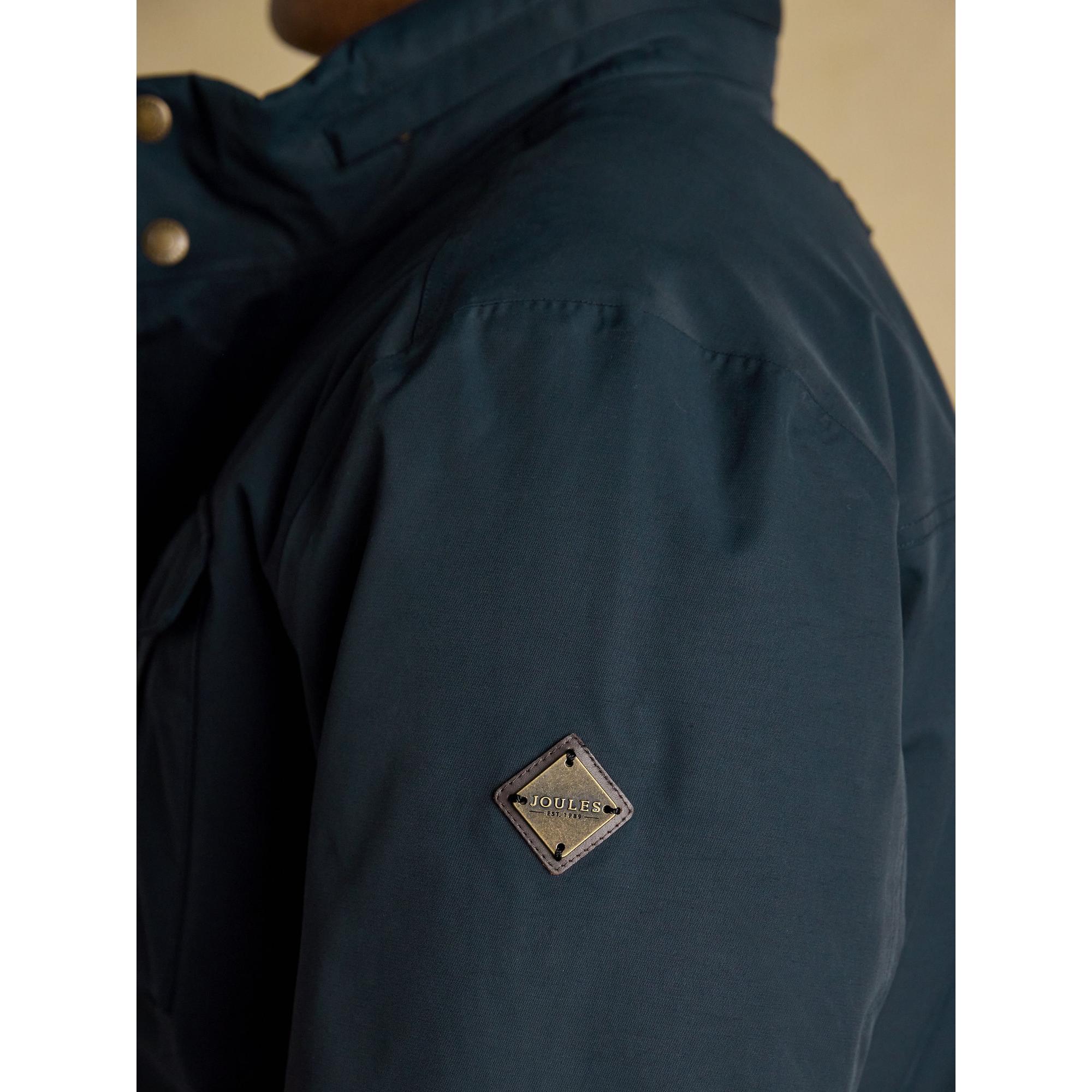 Product image 11 of 12 of Joules Men's Beckett Waterproof Field Coat With Packable Hood - Navy