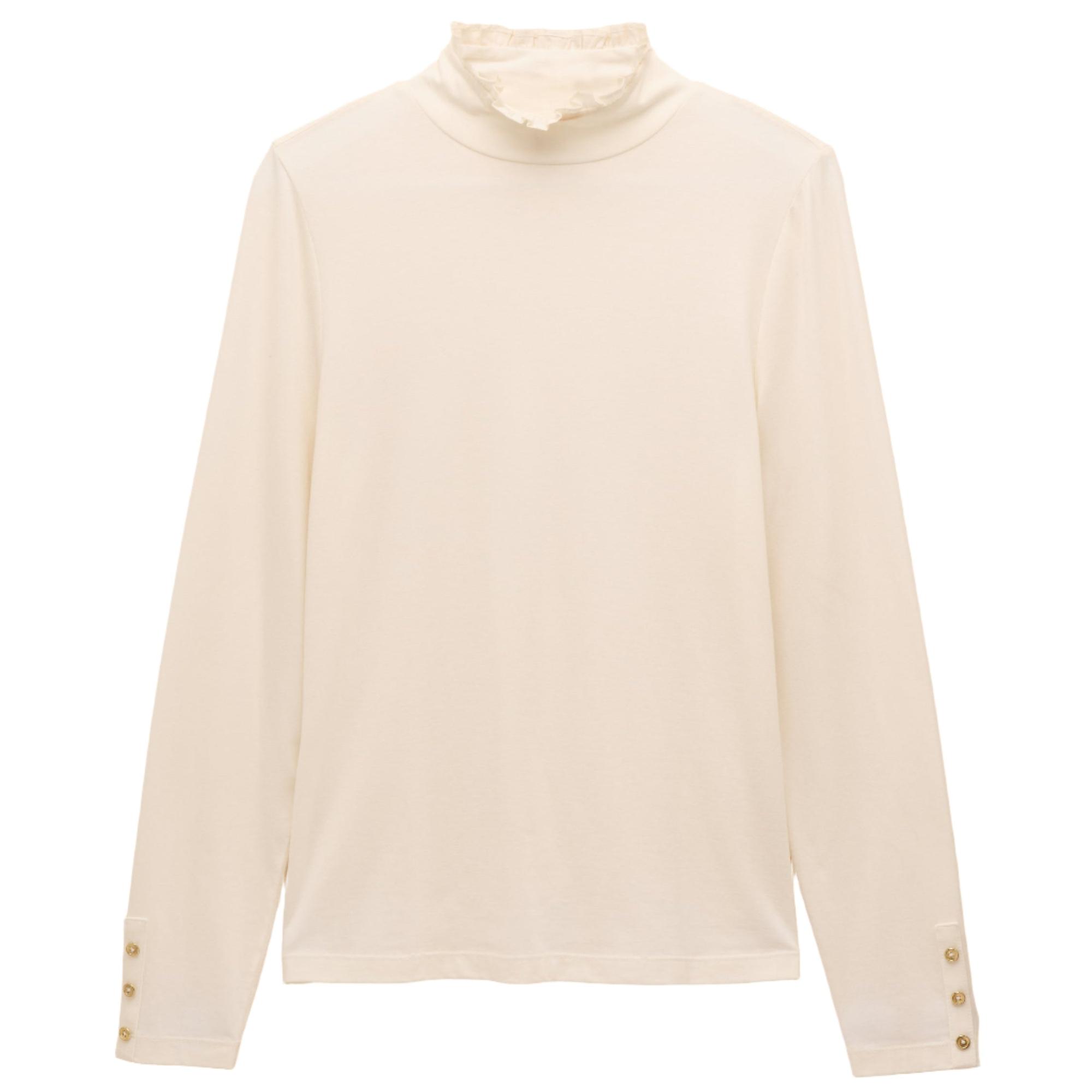 Product image 1 of 6 of Joules Women's Amy Cream High Neck Jersey Top - Cream