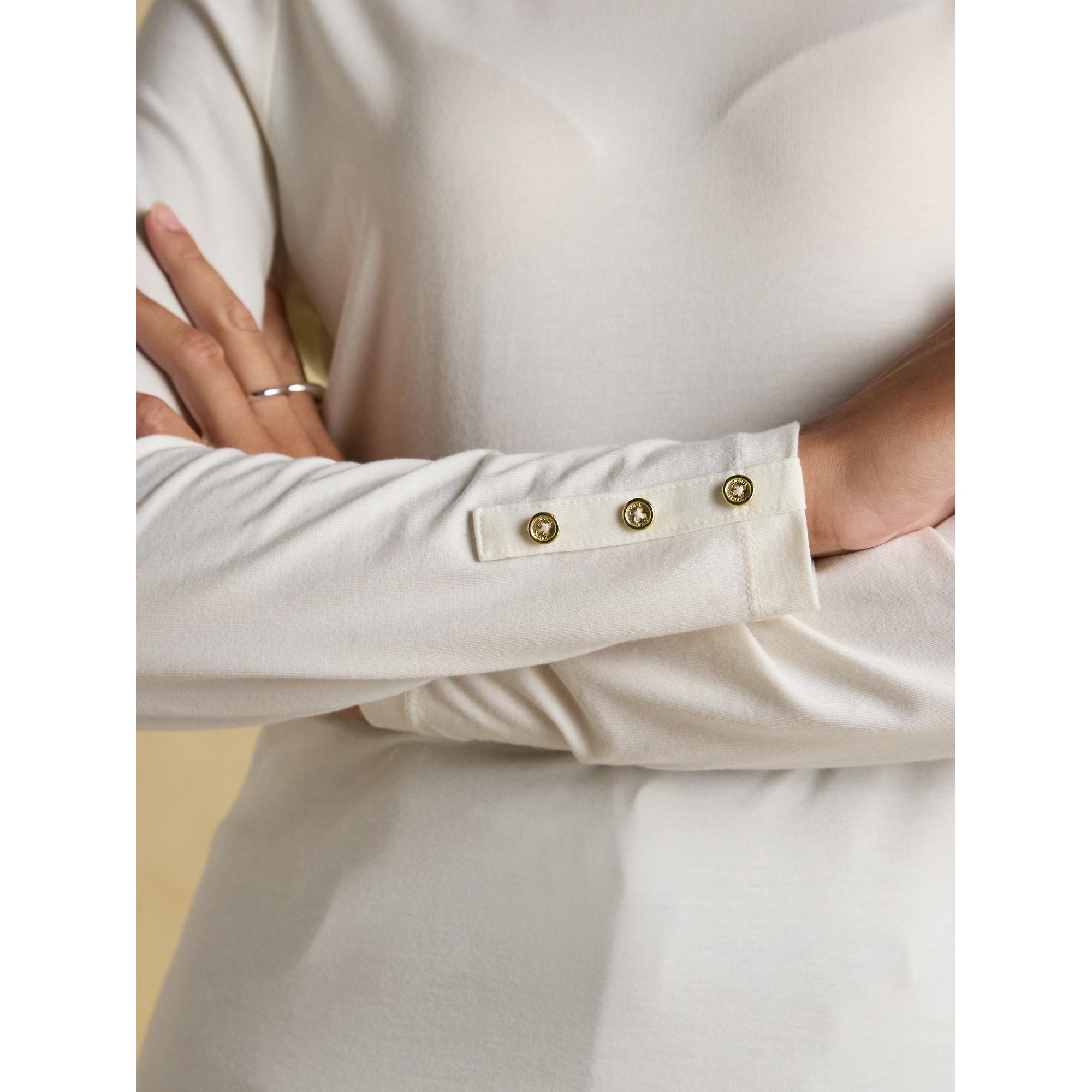 Product image 4 of 6 of Joules Women's Amy Cream High Neck Jersey Top - Cream