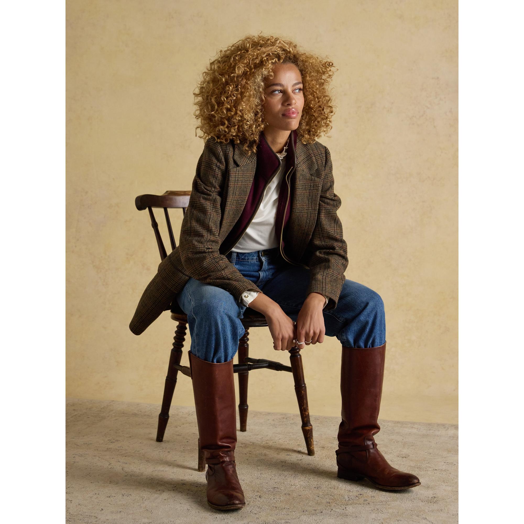 Product image 6 of 6 of Joules Women's Amy Cream High Neck Jersey Top - Cream