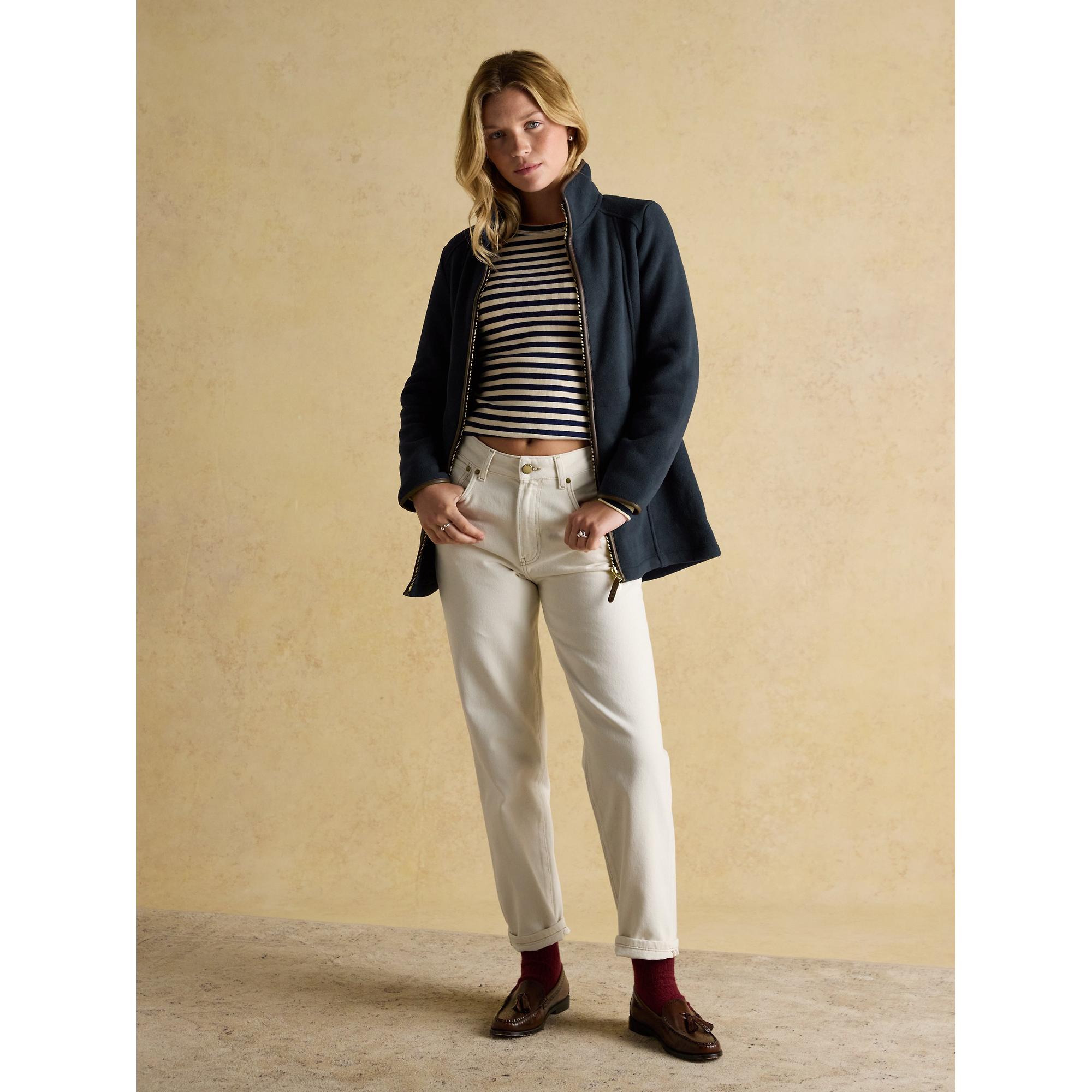 Product image 4 of 11 of Joules Women's Heritage Longline Zip Through Fleece - Navy