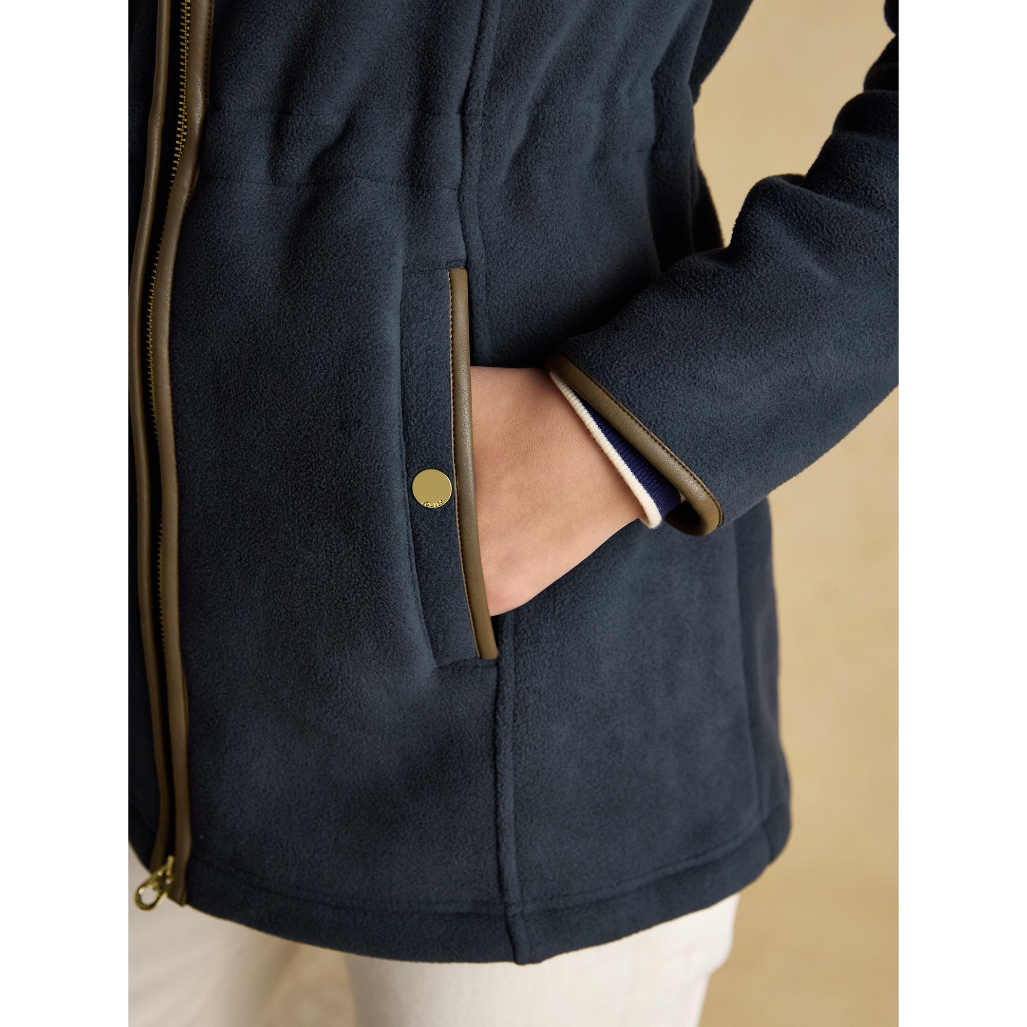 Product image 8 of 11 of Joules Women's Heritage Longline Zip Through Fleece - Navy