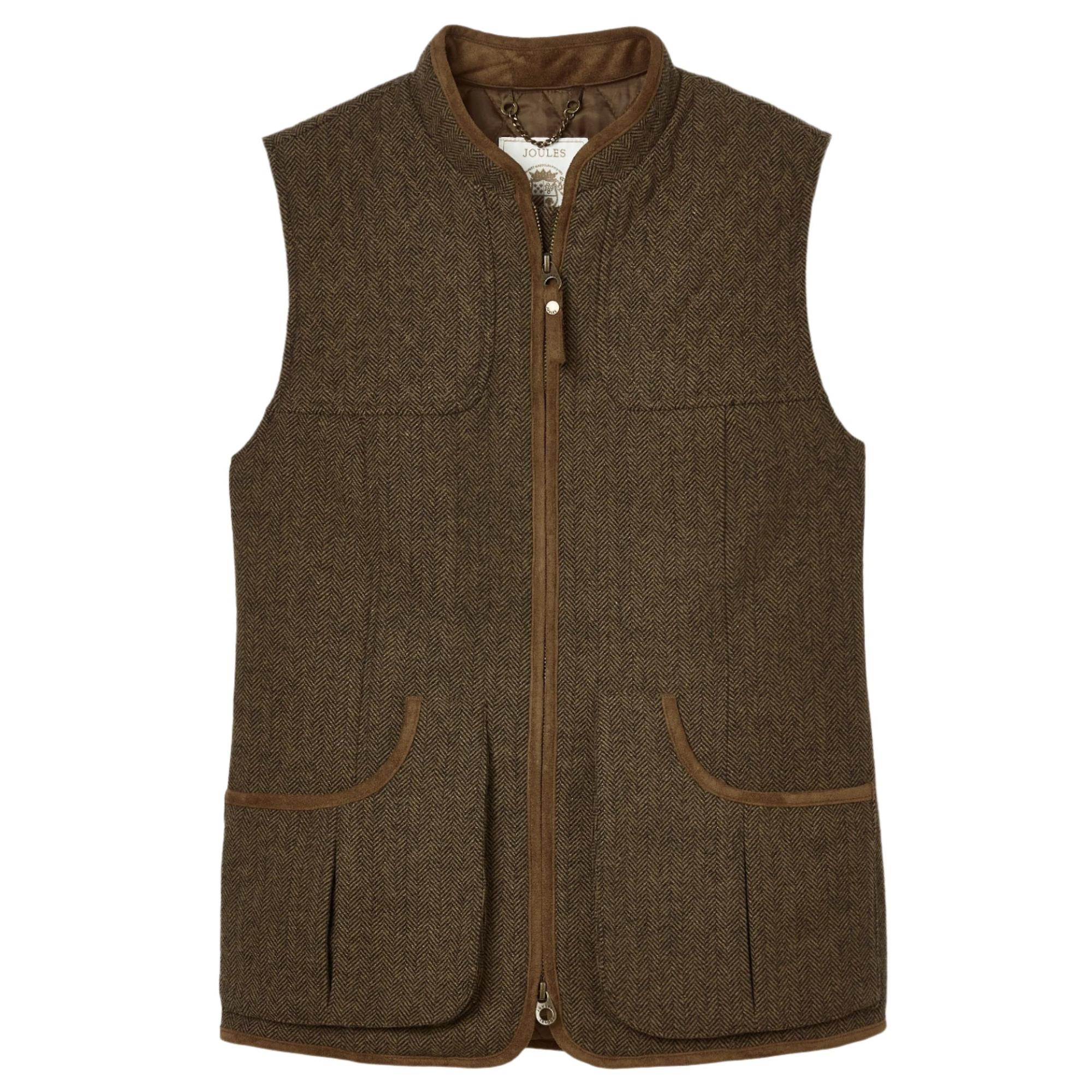 Product image 1 of 11 of Joules Women's Cawthorne Tweed Gilet - Herringbone