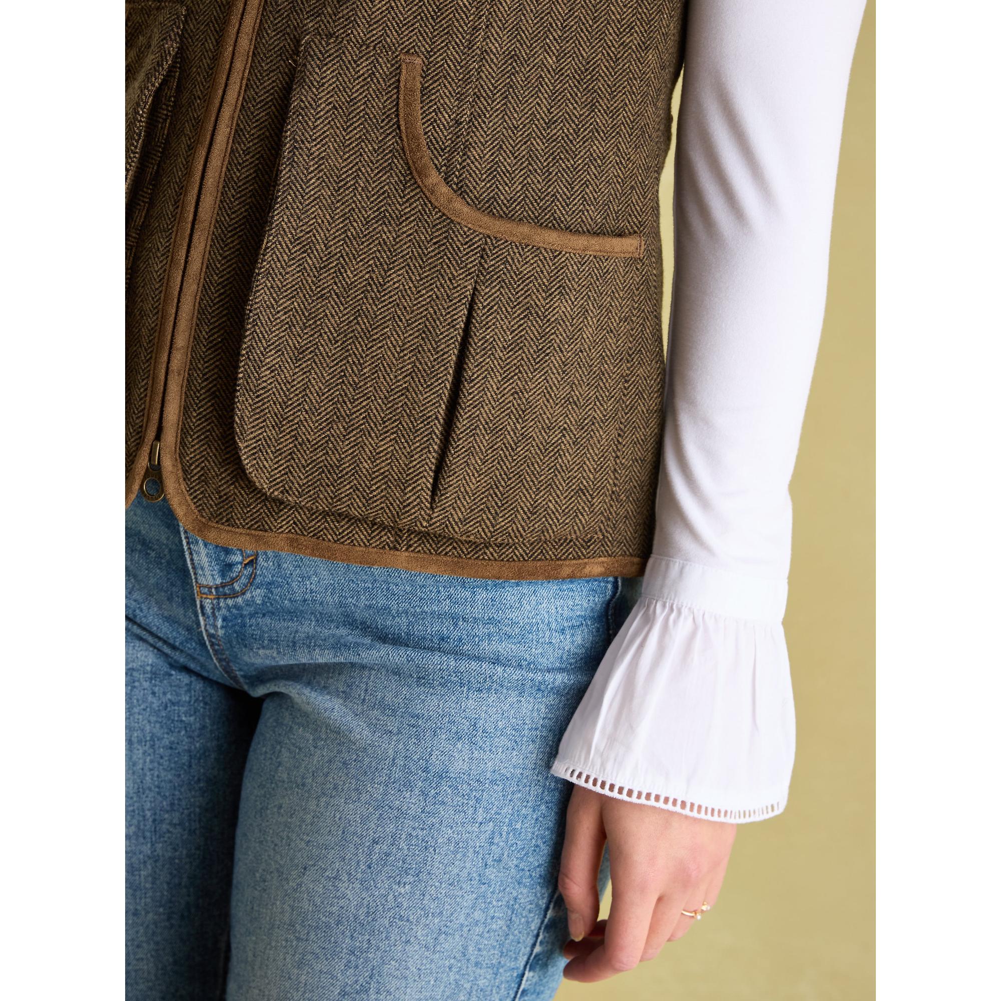Product image 8 of 11 of Joules Women's Cawthorne Tweed Gilet - Herringbone