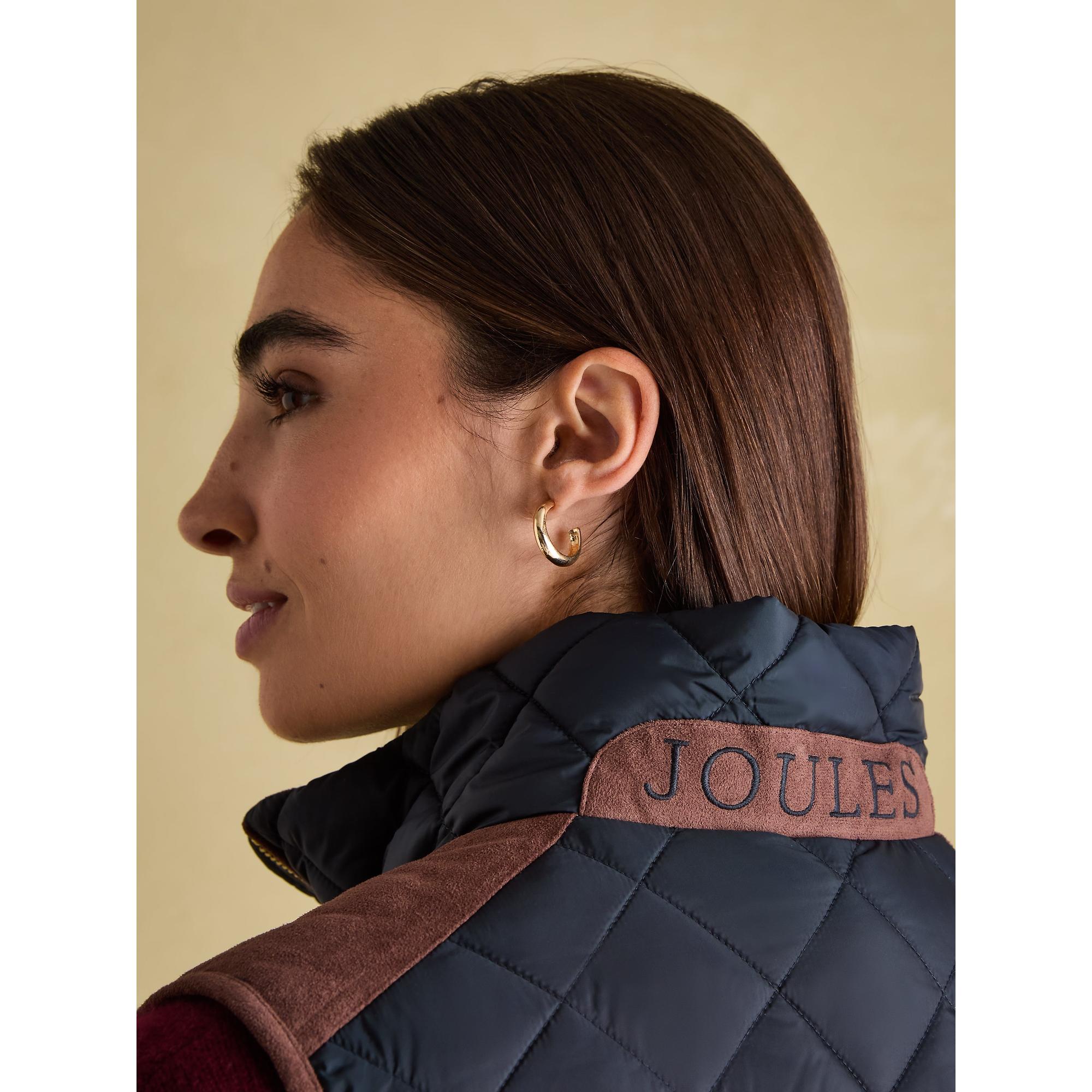 Product image 13 of 13 of Joules Women's Braemar Luxe Showerproof Diamond Quilted Gilet - Navy