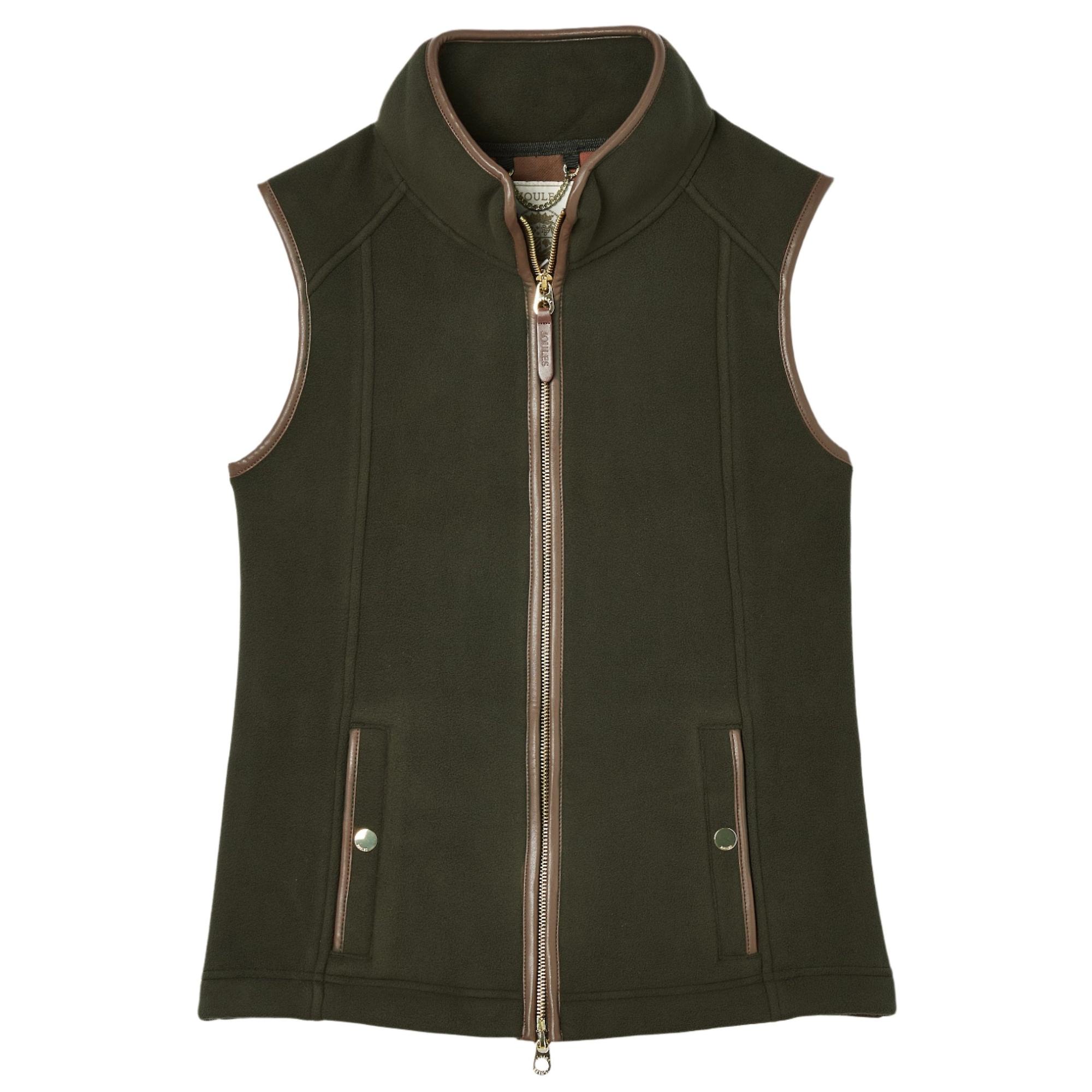 Product image 1 of 6 of Joules Women's Fairbourne Fleece Gilet - Khaki
