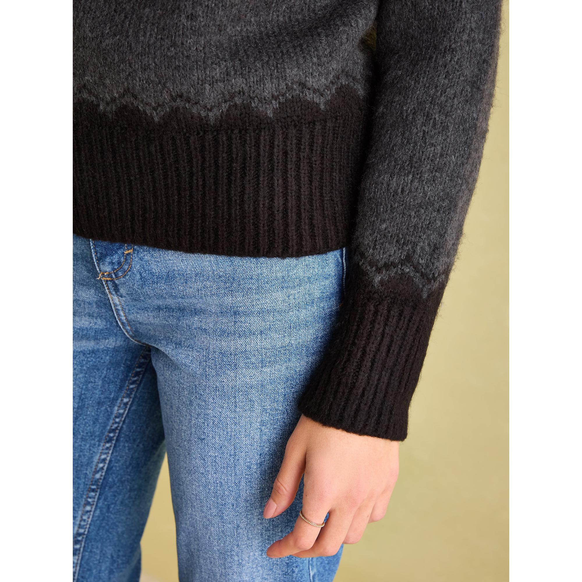 Product image 5 of 7 of Joules Women's Victoria Fair Isle Jumper - Charcoal Grey