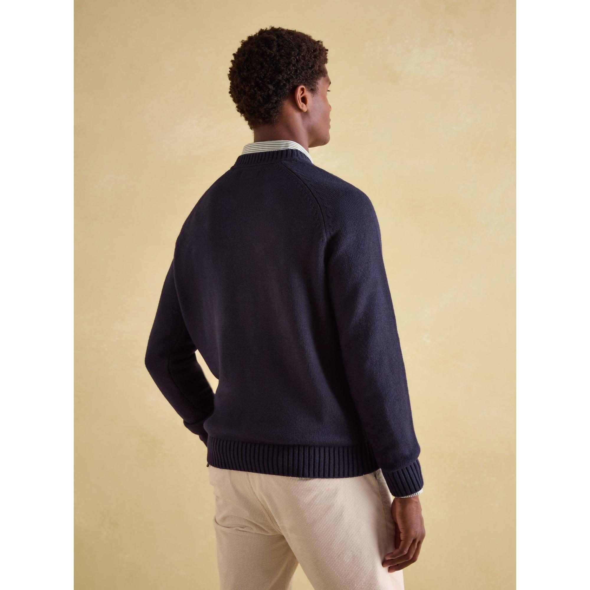 Product image 3 of 7 of Joules Men's 4x4 Applique Crew Neck Jumper - Navy