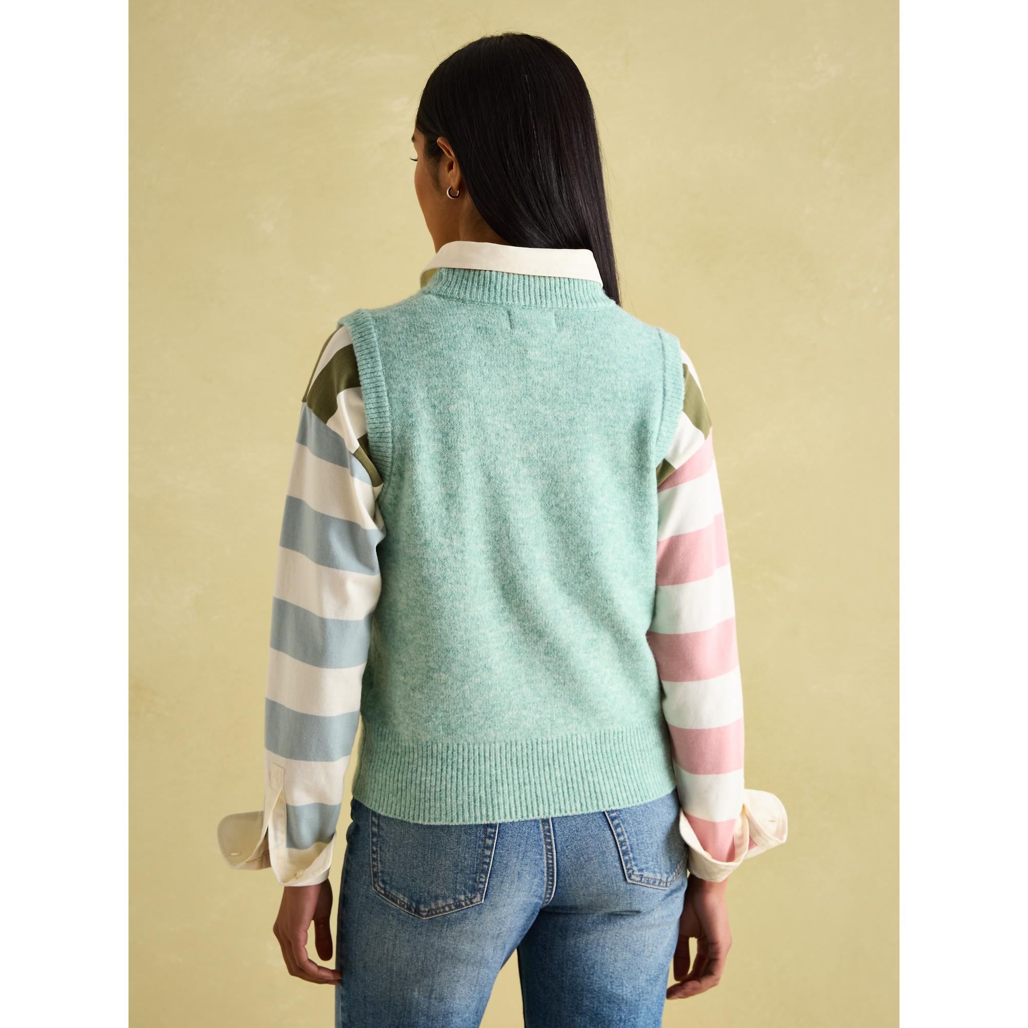 Product image 3 of 8 of Joules Women's Holly Knitted Vest - Green