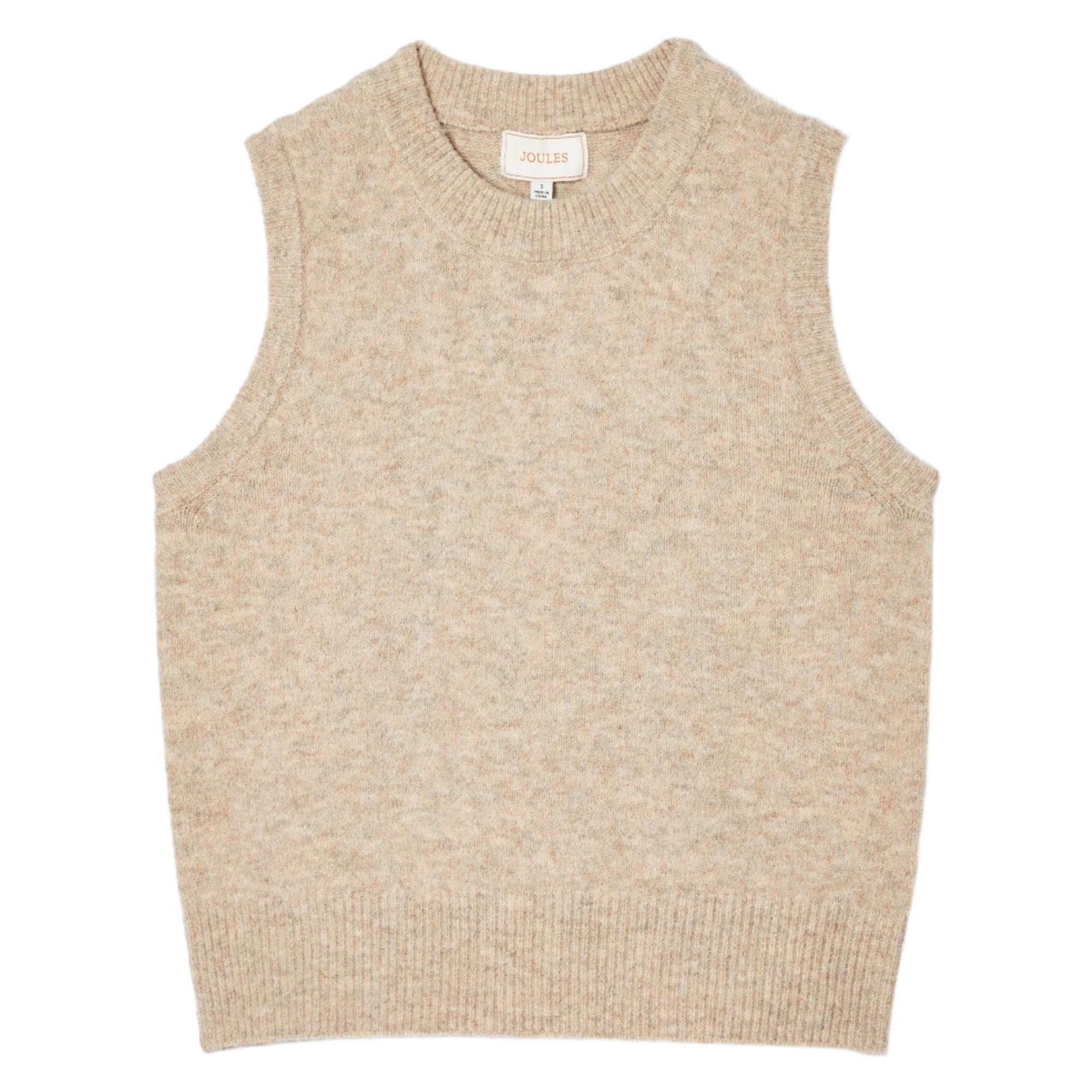 Product image 1 of 6 of Joules Women's Holly Knitted Vest - Camel