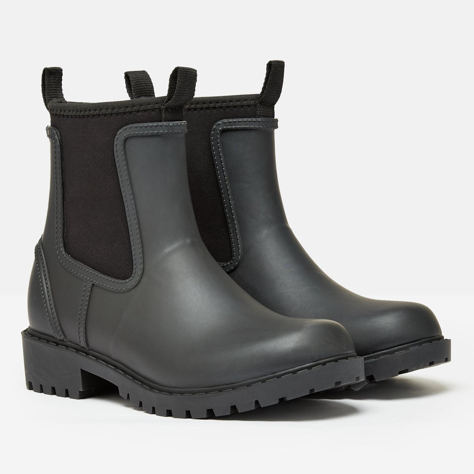 Product image 2 of 7 of Joules Women's Oakfield Short Neoprene-Lined Wellies - Black