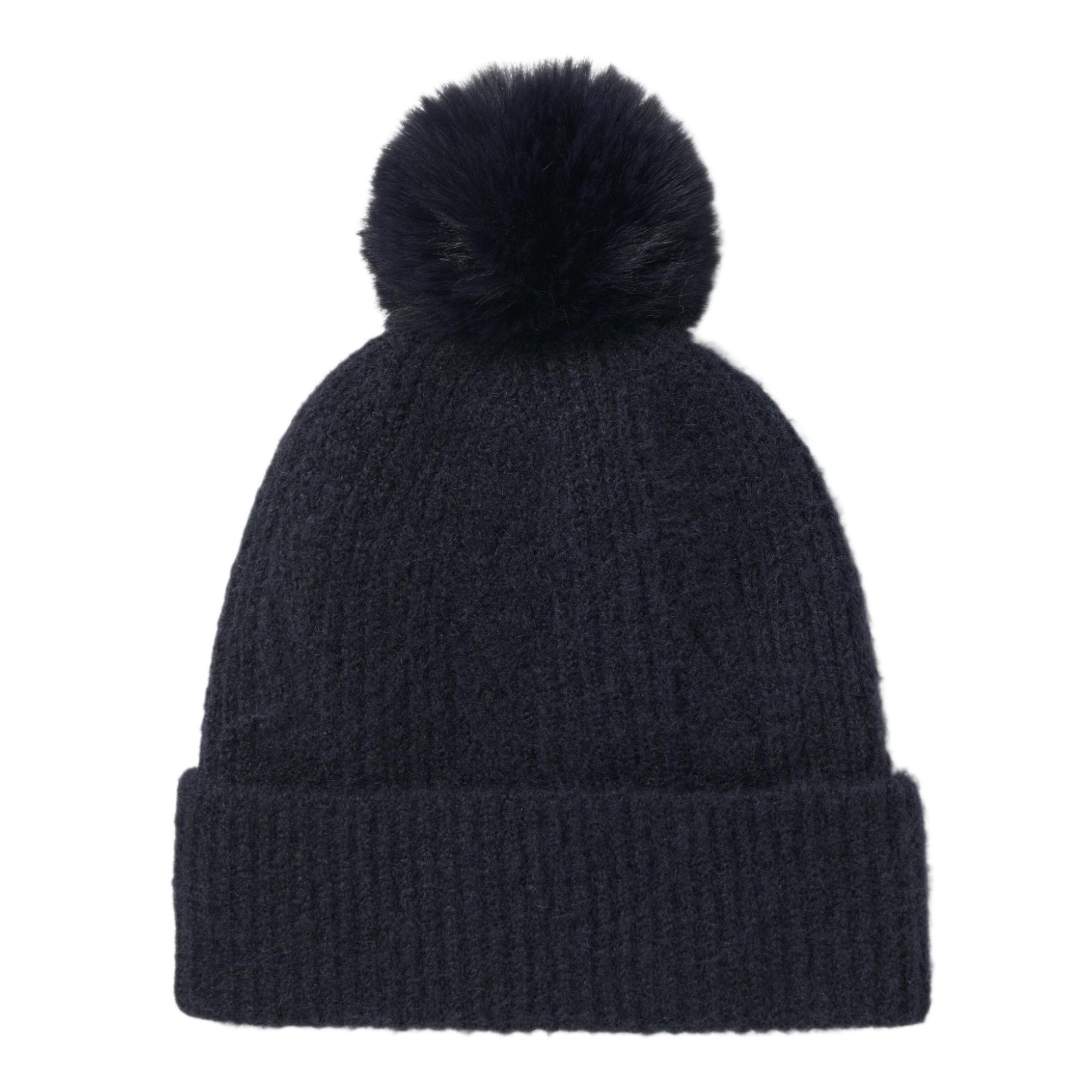 Product image 1 of 6 of Joules Women's Effie Knitted Bobble Hat - Navy