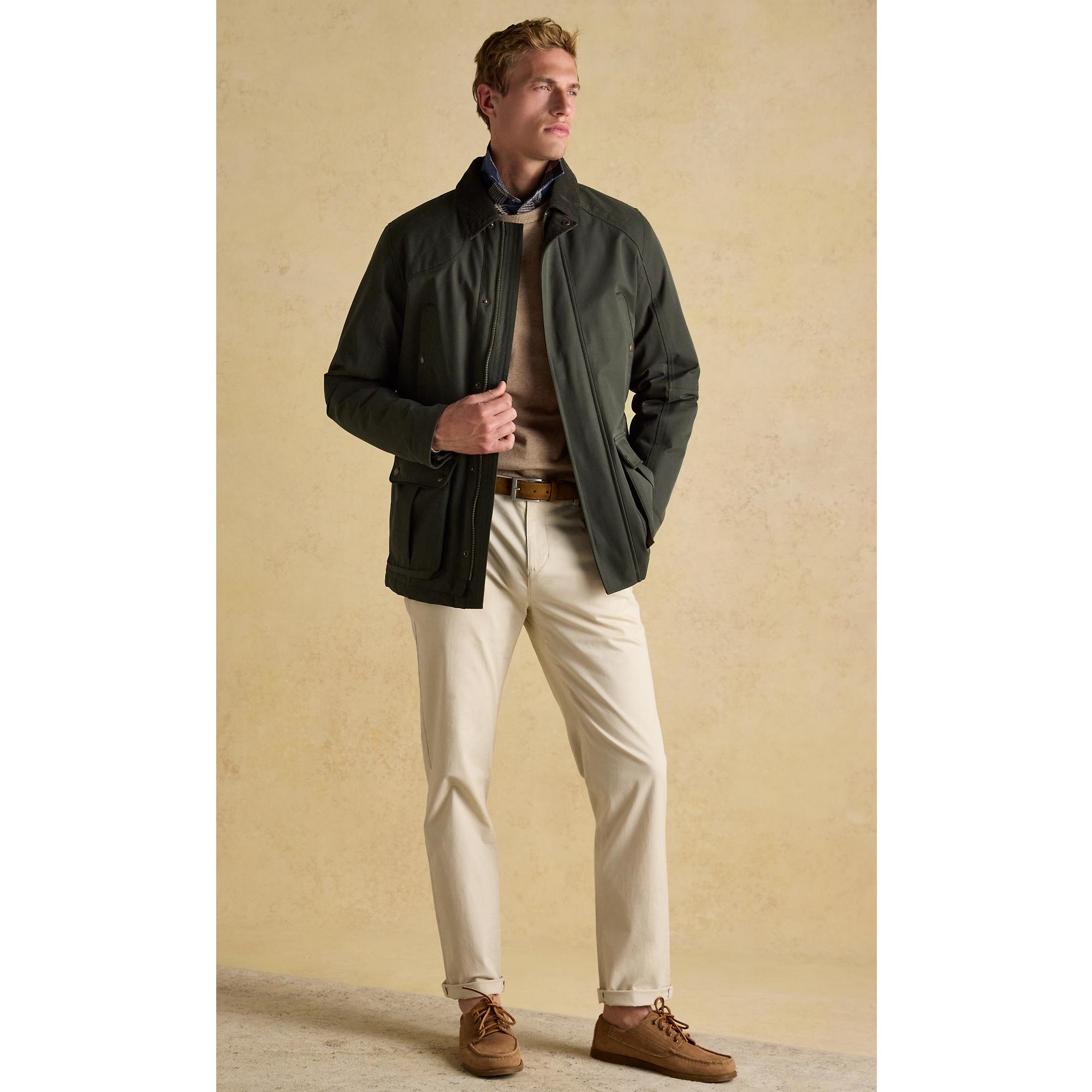 Product image 7 of 13 of Joules Men's Farleigh Waterproof Midweight Country Coat - Green
