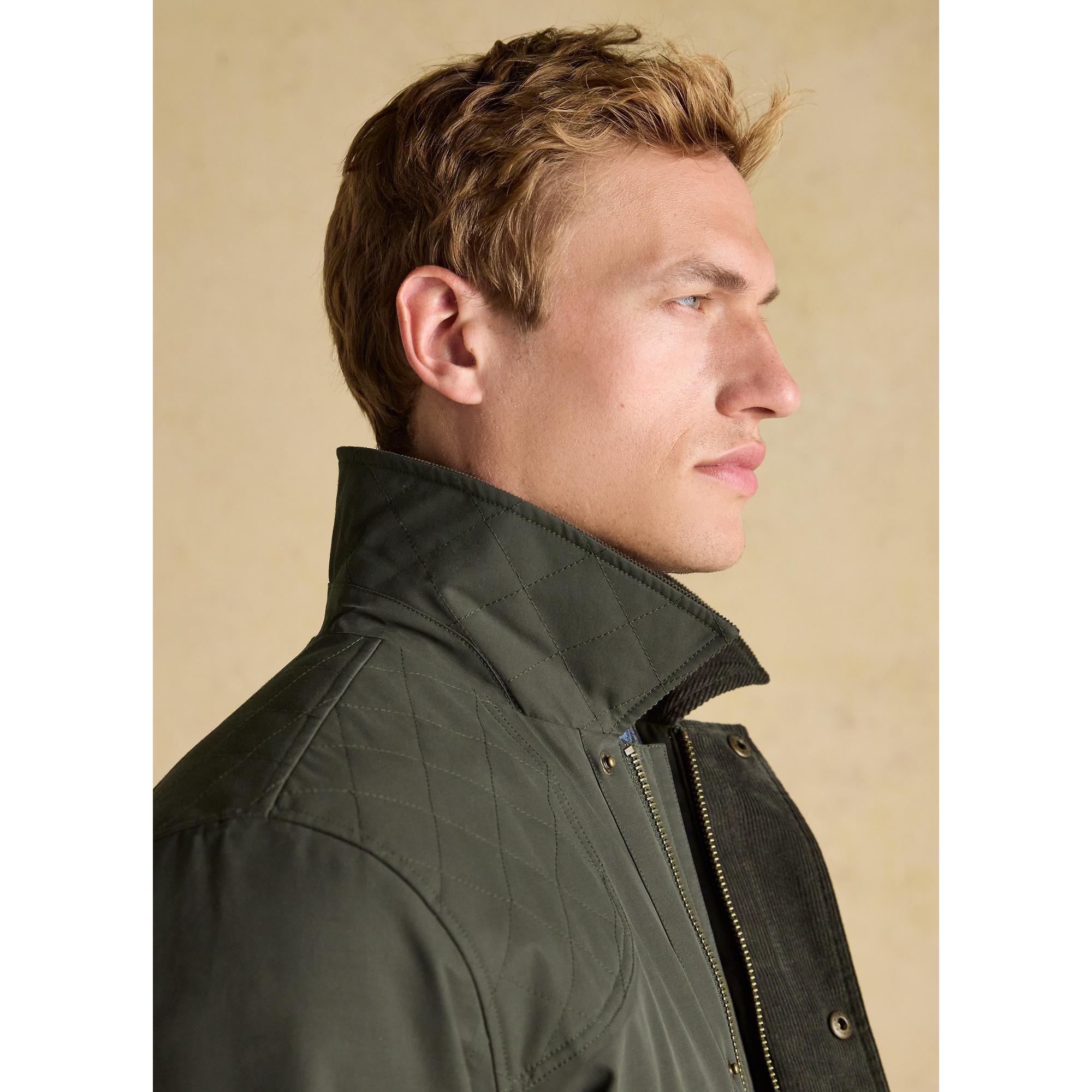 Product image 9 of 13 of Joules Men's Farleigh Waterproof Midweight Country Coat - Green