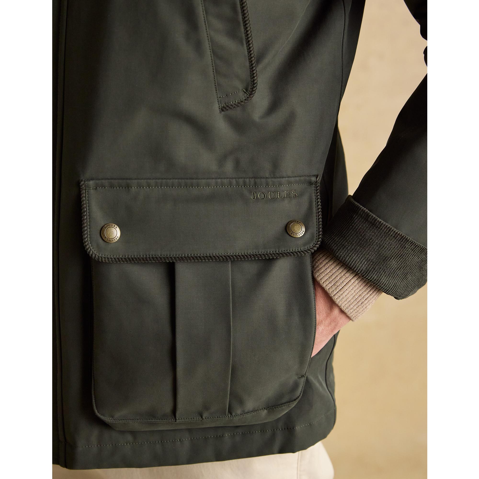 Product image 11 of 13 of Joules Men's Farleigh Waterproof Midweight Country Coat - Green