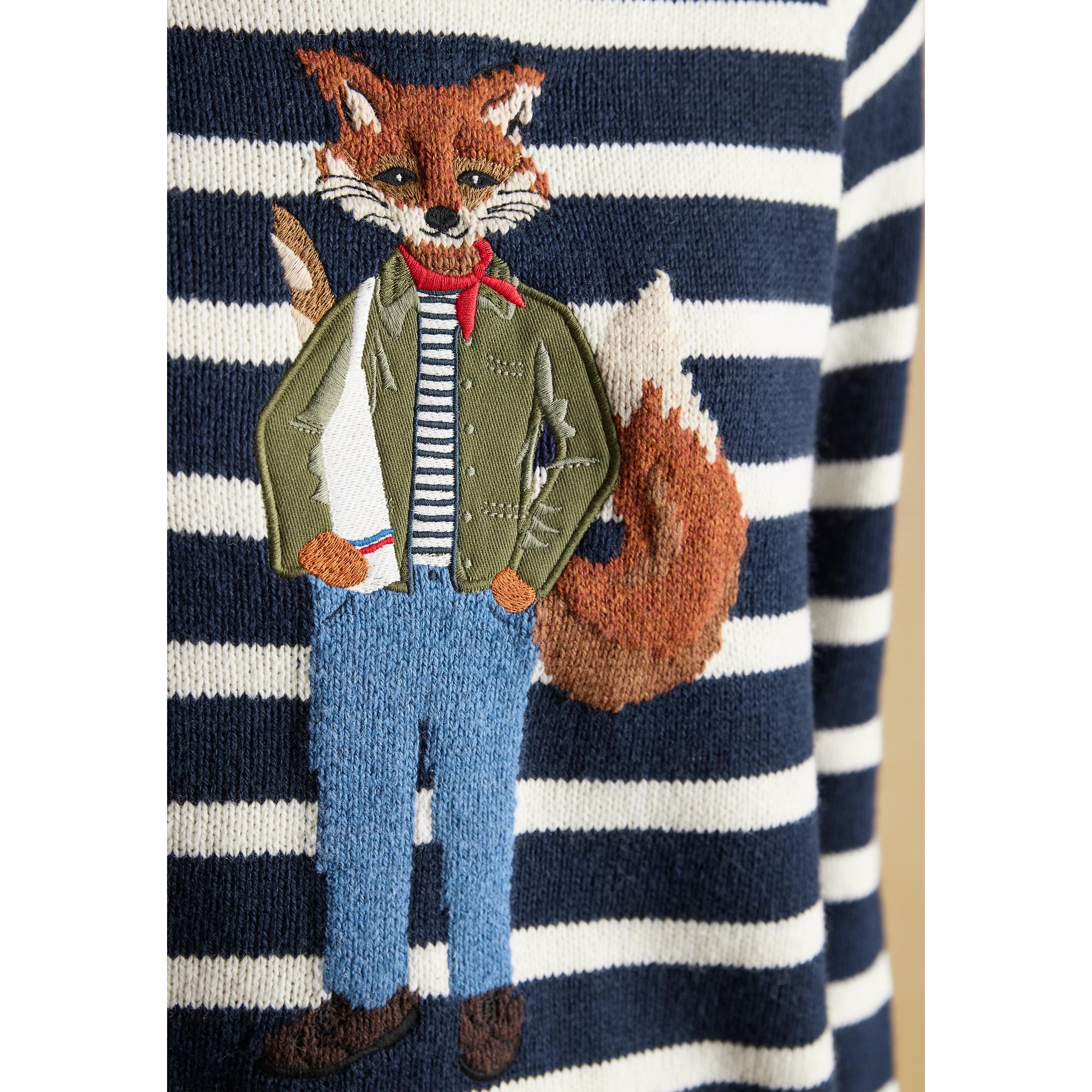 Product image 5 of 6 of Joules Women's Renard Jonty Intarsia Knit Jumper - Navy