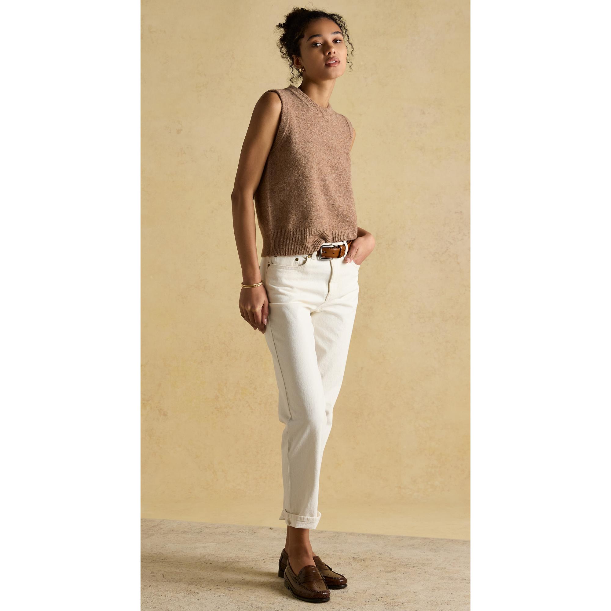 Product image 4 of 8 of Joules Women's Holly Knitted Vest - Tan Brown