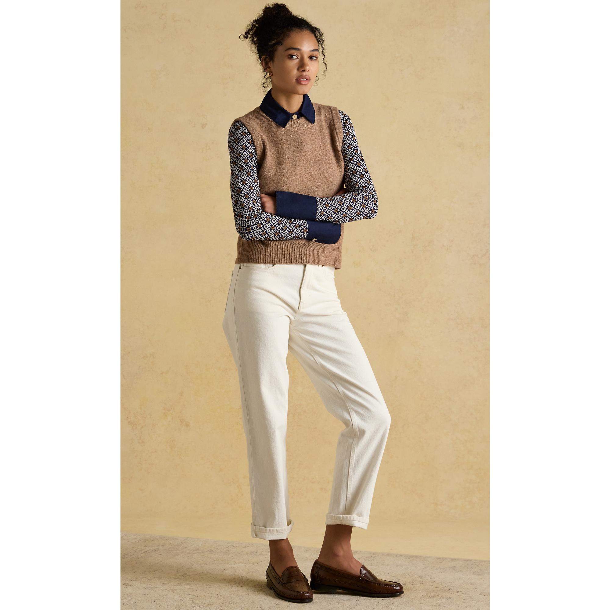 Product image 5 of 8 of Joules Women's Holly Knitted Vest - Tan Brown