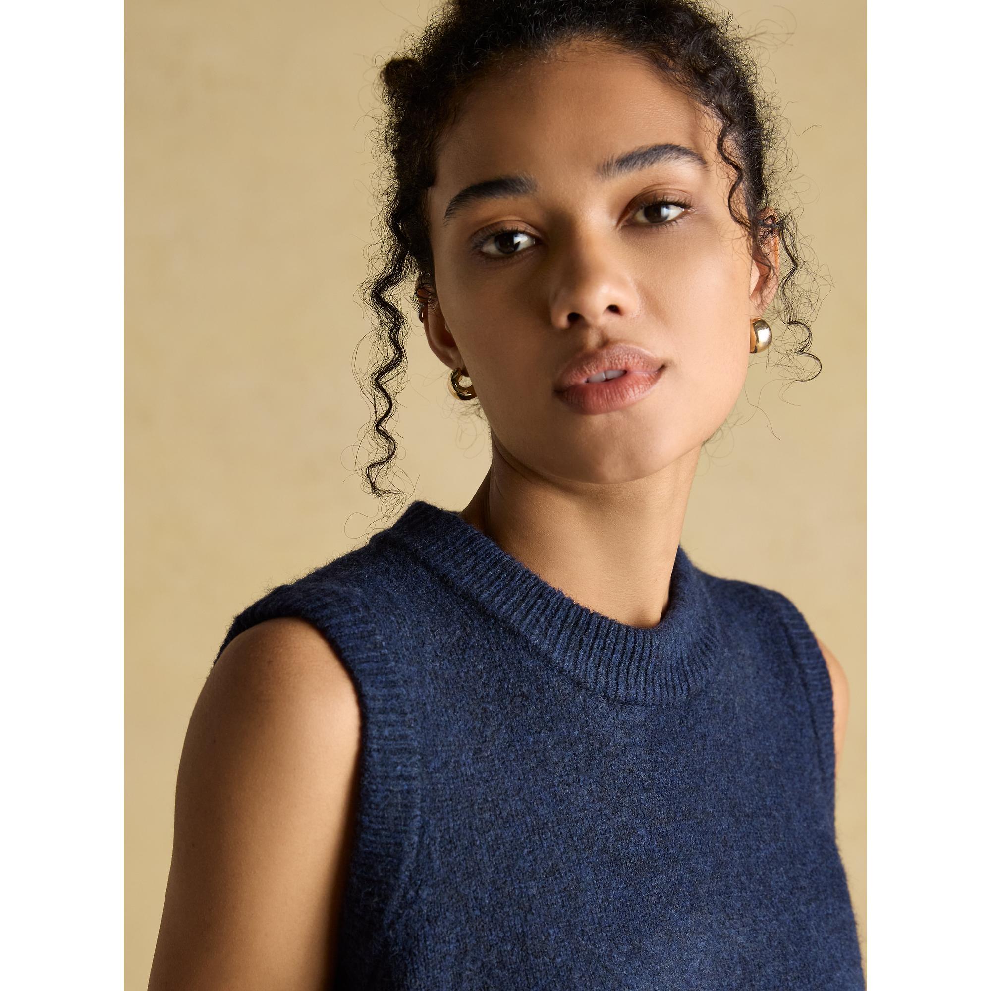 Product image 5 of 7 of Joules Women's Holly Knitted Crew Neck Vest - Navy